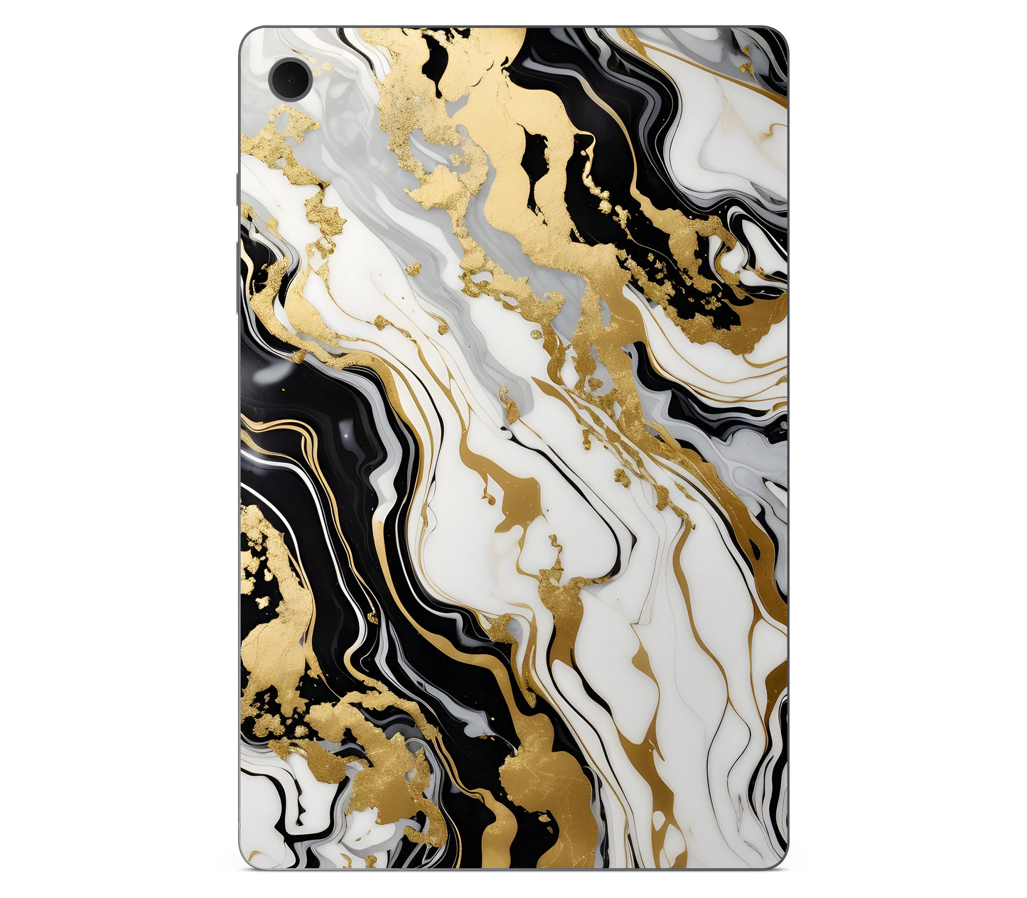 Galaxy Tab S10 Lite skin, Gold Flare, back skin