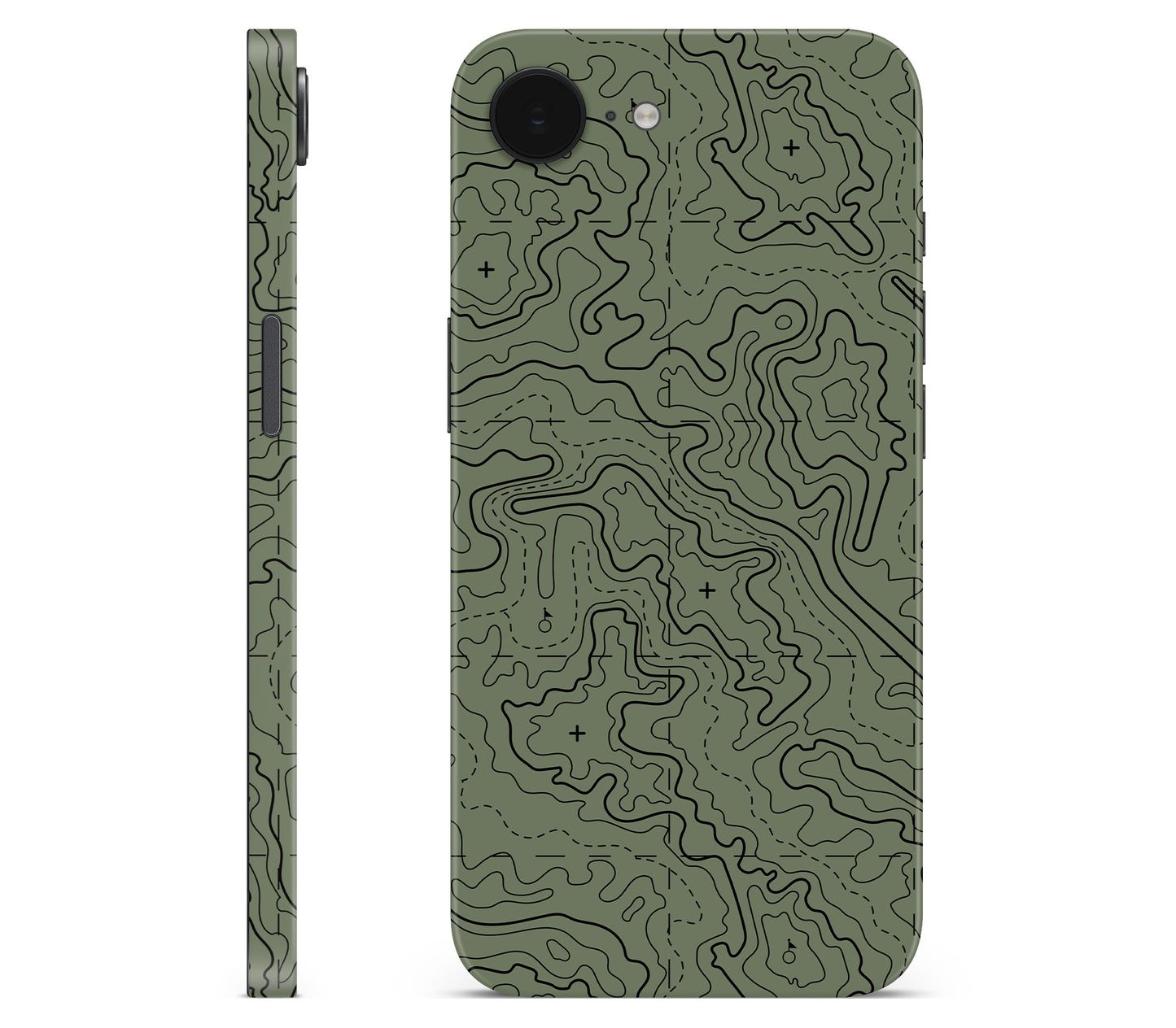 iPhone 16e skin, Lockdown (Deathline), full wrap without logo cutout