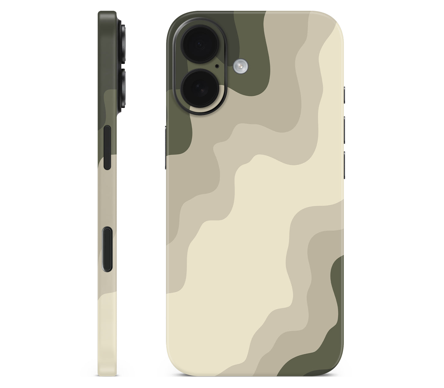 iPhone 16 skin, Drift (Mirage), full wrap without logo cutout