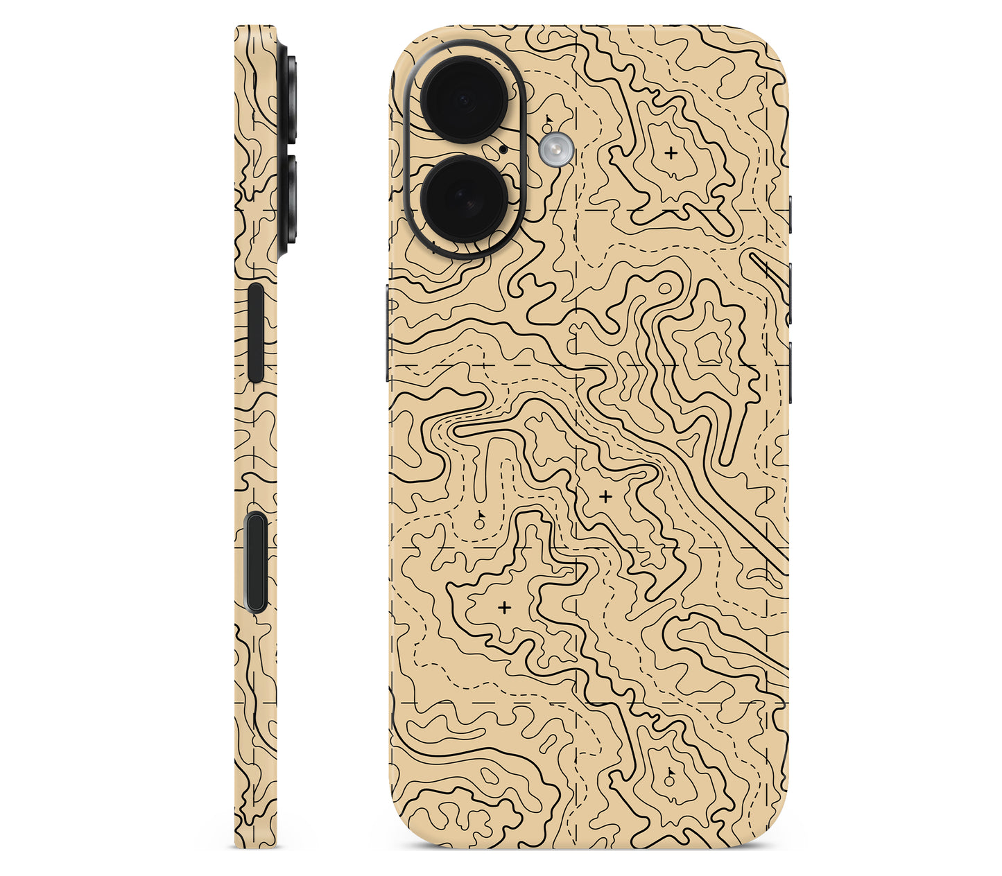 iPhone 16 skin, Lockdown (Sandline), full wrap without logo cutout