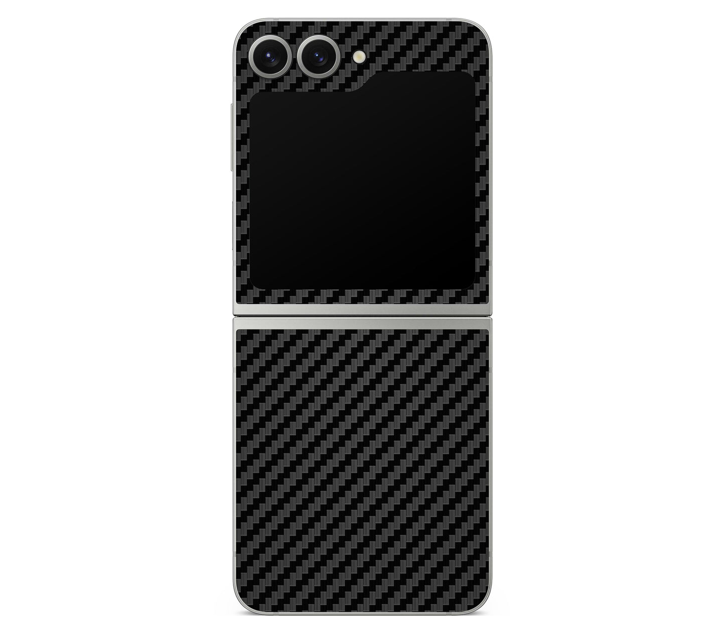 Galaxy Z Flip 7 FE skin, Code: Carbon, back skin
