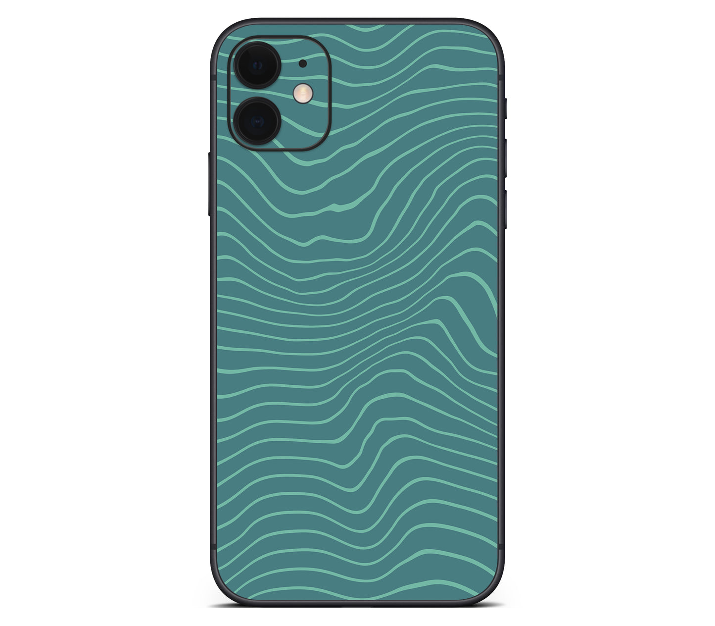 iPhone 11 skin, Tide, back skin without logo cutout