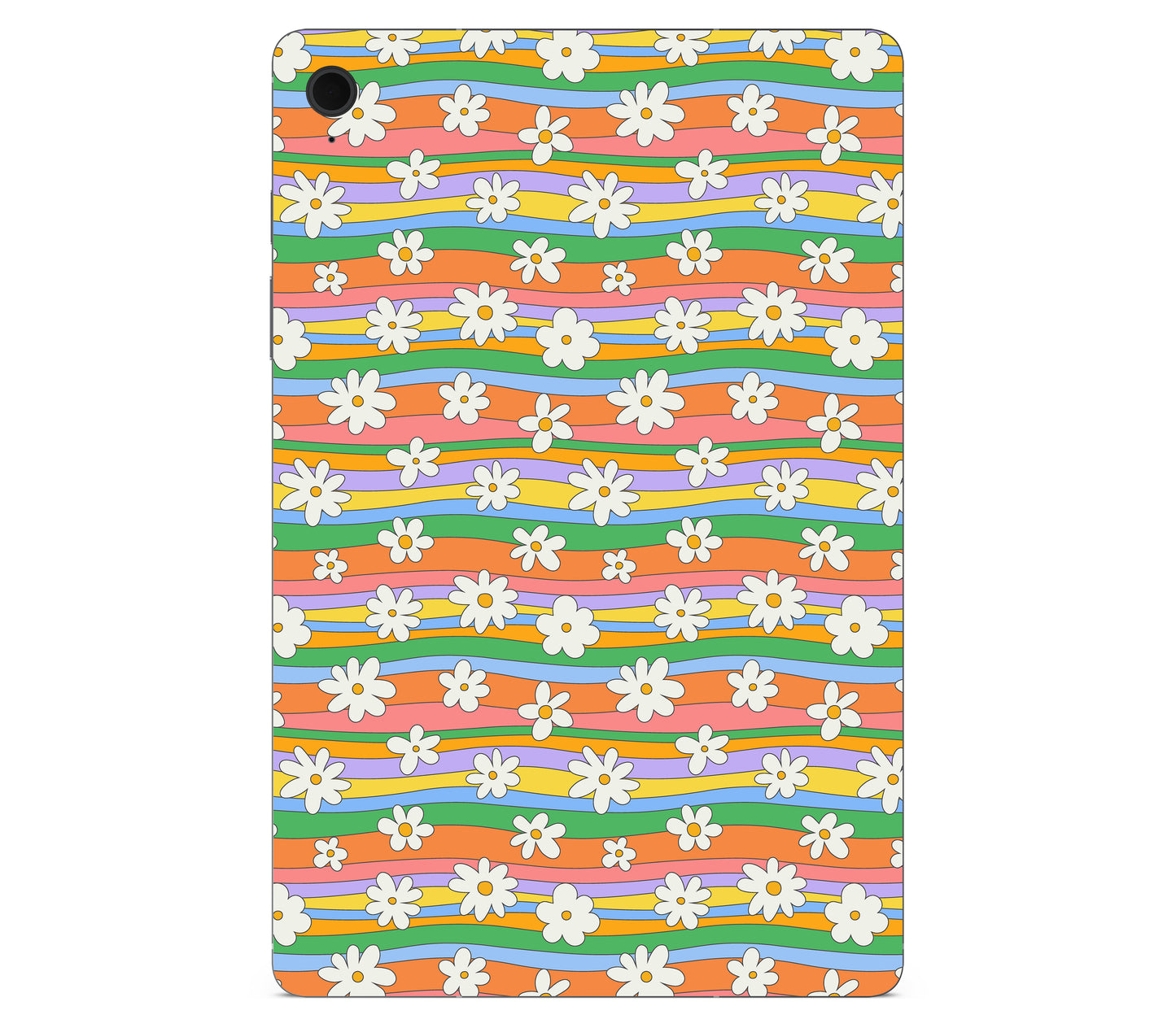 Galaxy Tab S10 FE skin, Daisy Drift, back skin