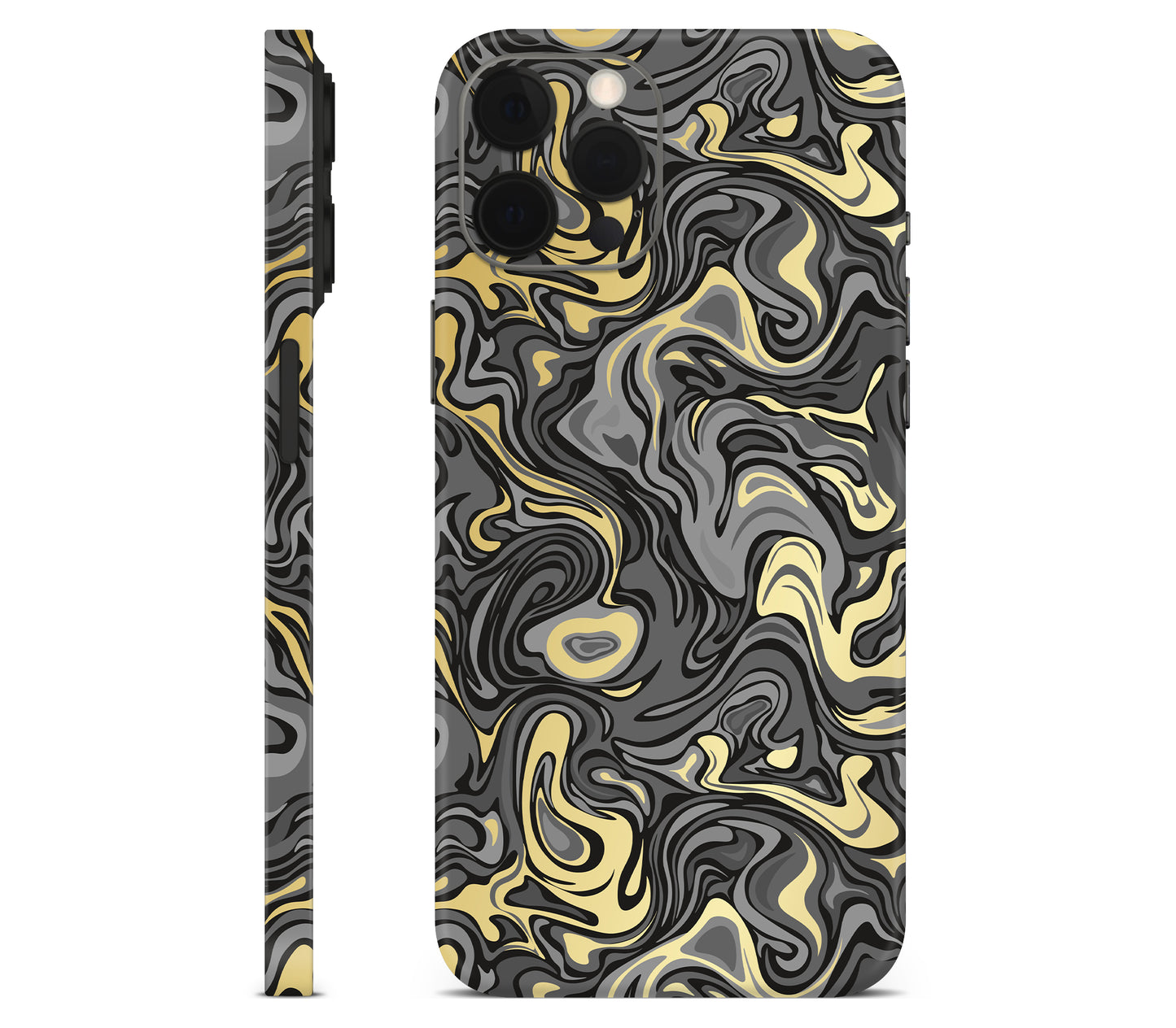 iPhone 12 Pro skin, Damnation, full wrap without logo cutout