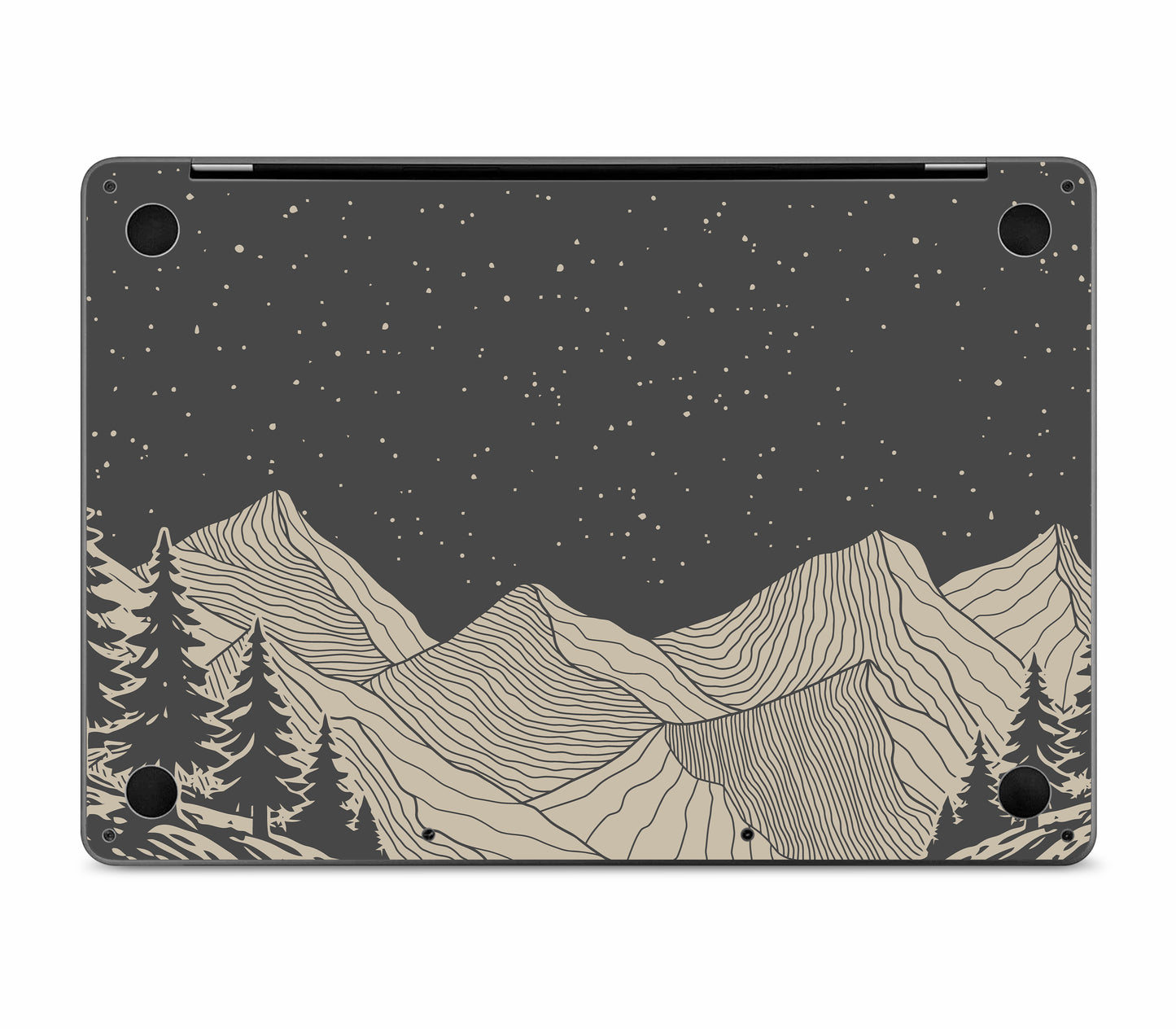 MacBook Pro 13" (2020, Intel) skin, Nightline, bottom skin