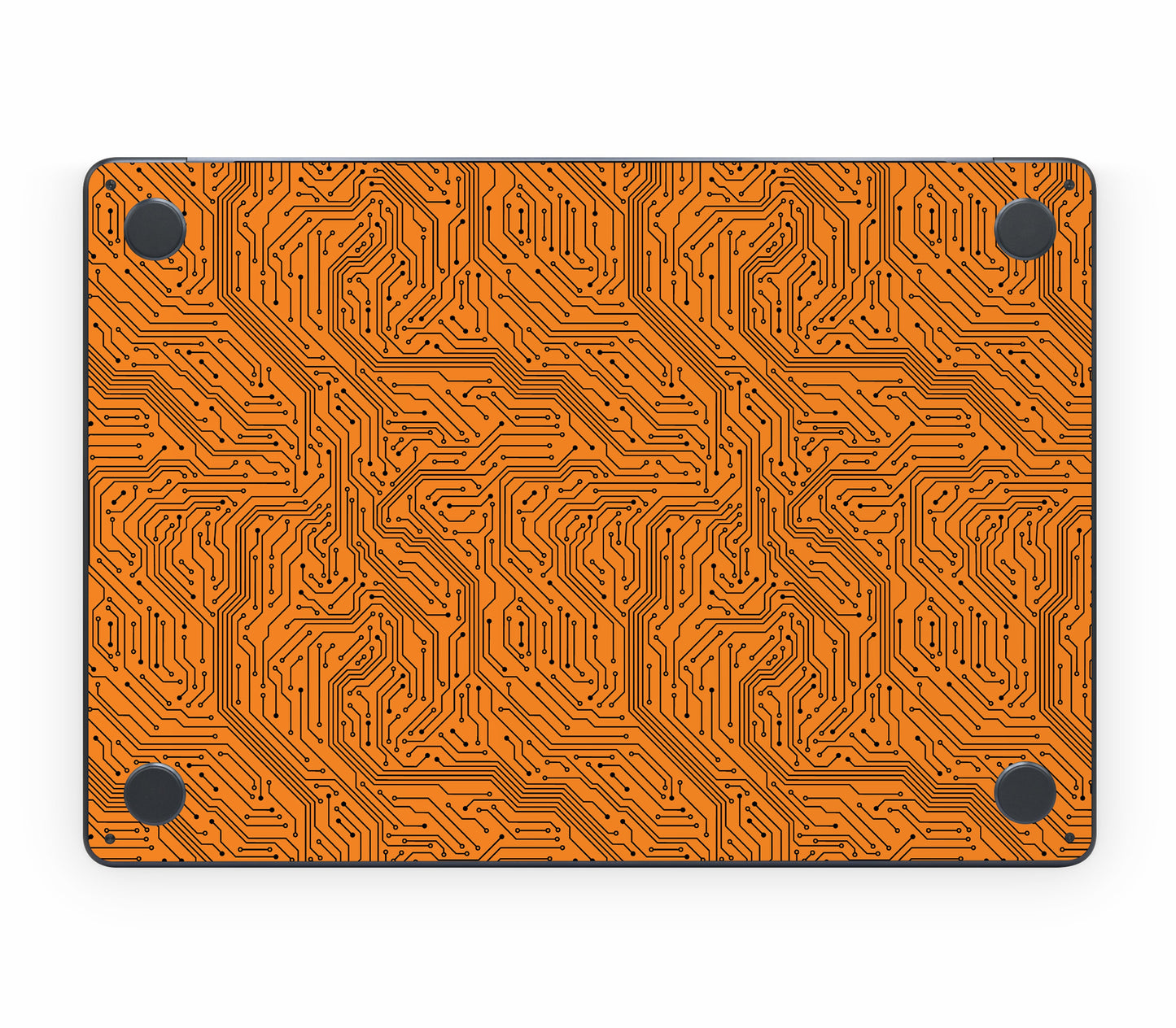 MacBook Air 13" (2025, M4) skin, Pulse Grid, bottom skin