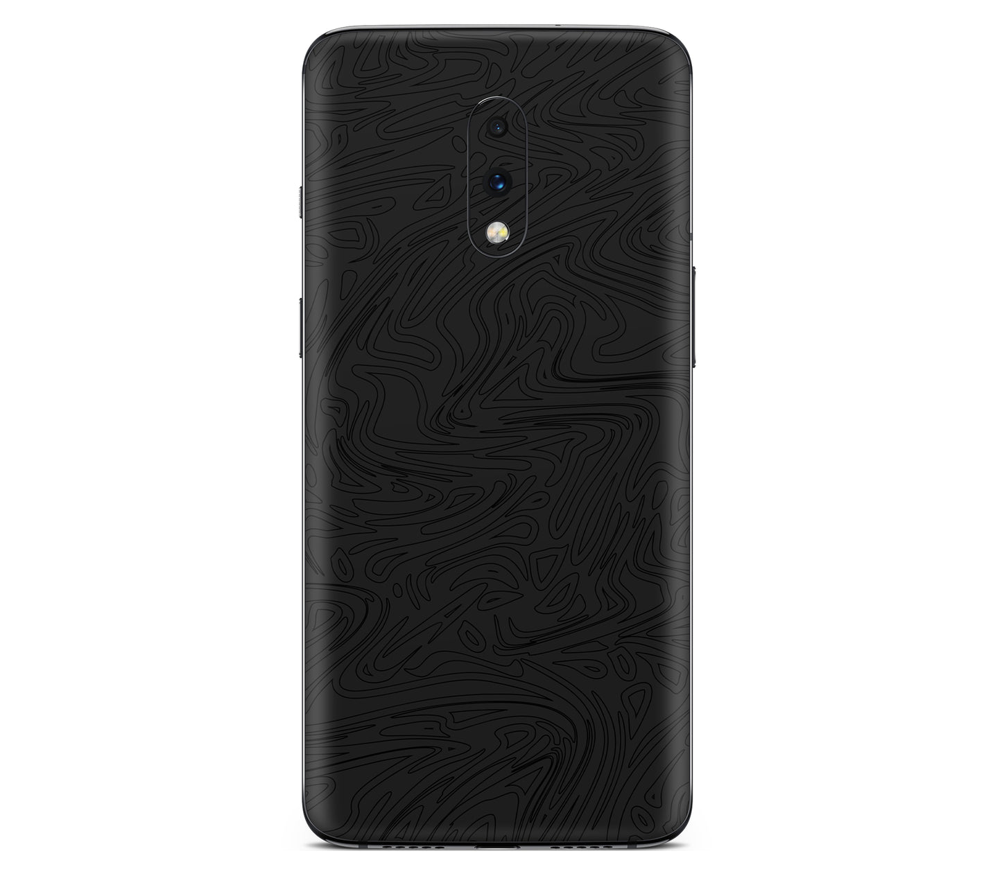 OnePlus 7 skin, Black Ice, back skin