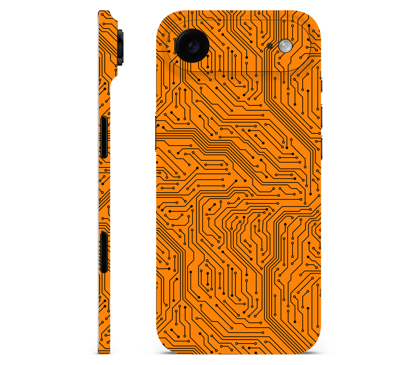 iPhone Air skin, Pulse Grid, full wrap without logo cutout