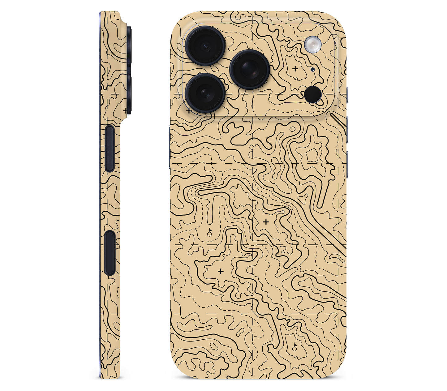 iPhone 17 Pro skin, Lockdown (Sandline), full wrap without logo cutout