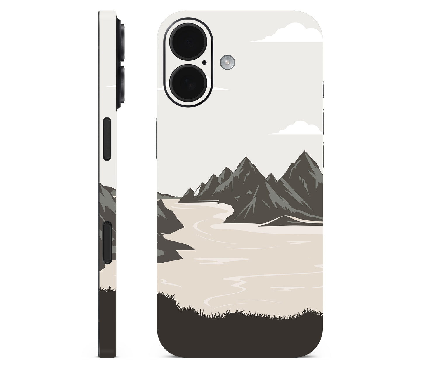 iPhone 17 skin, Dope Valley, full wrap without logo cutout