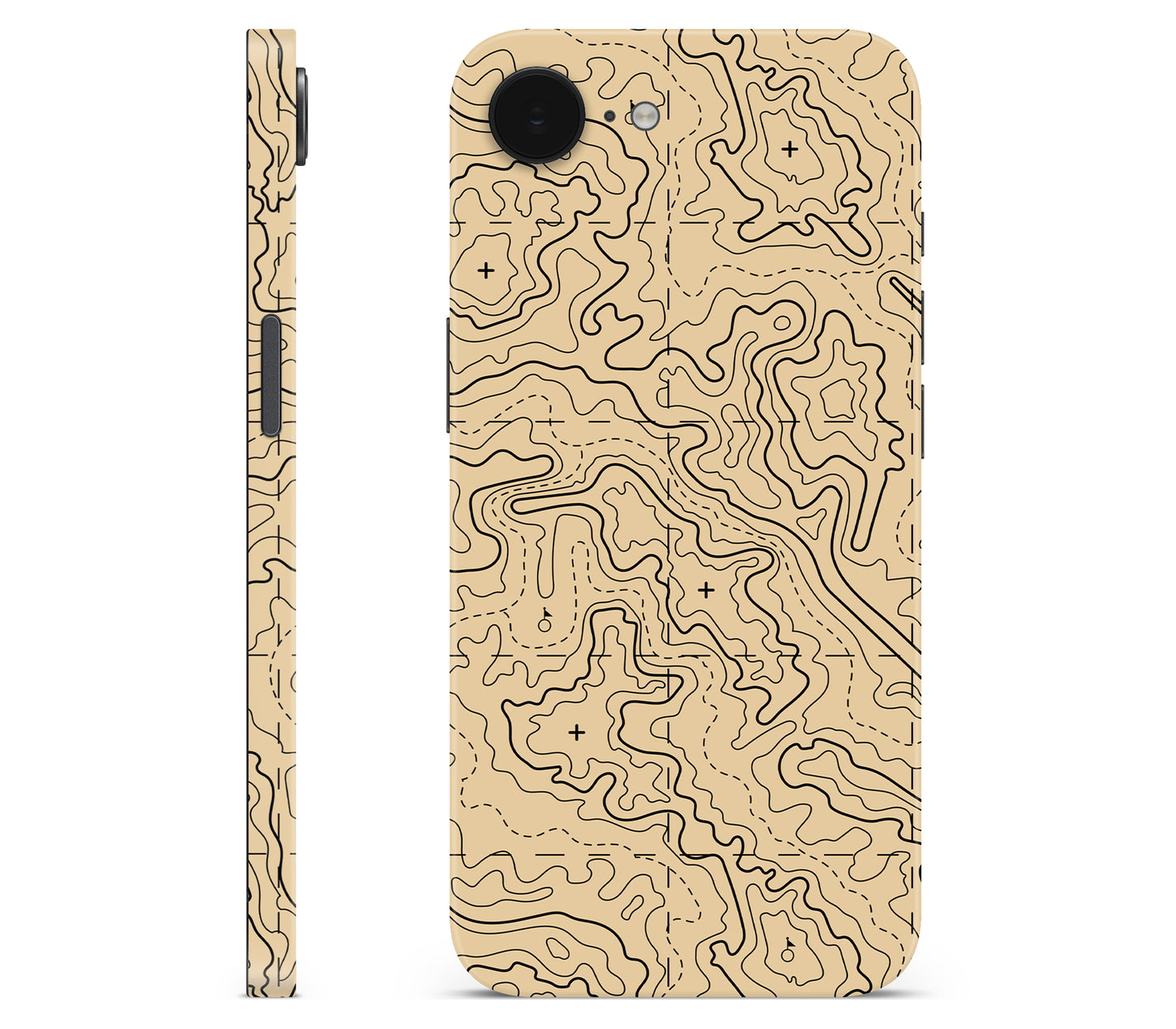 iPhone 16e skin, Lockdown (Sandline), full wrap without logo cutout