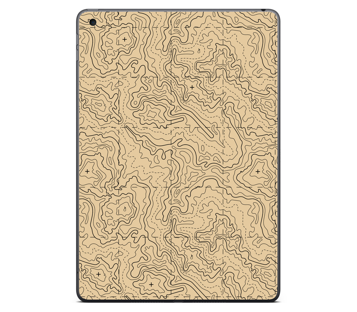 iPad 10.2" (2021, Gen 9) skin, Lockdown (Sandline), back skin without logo cutout