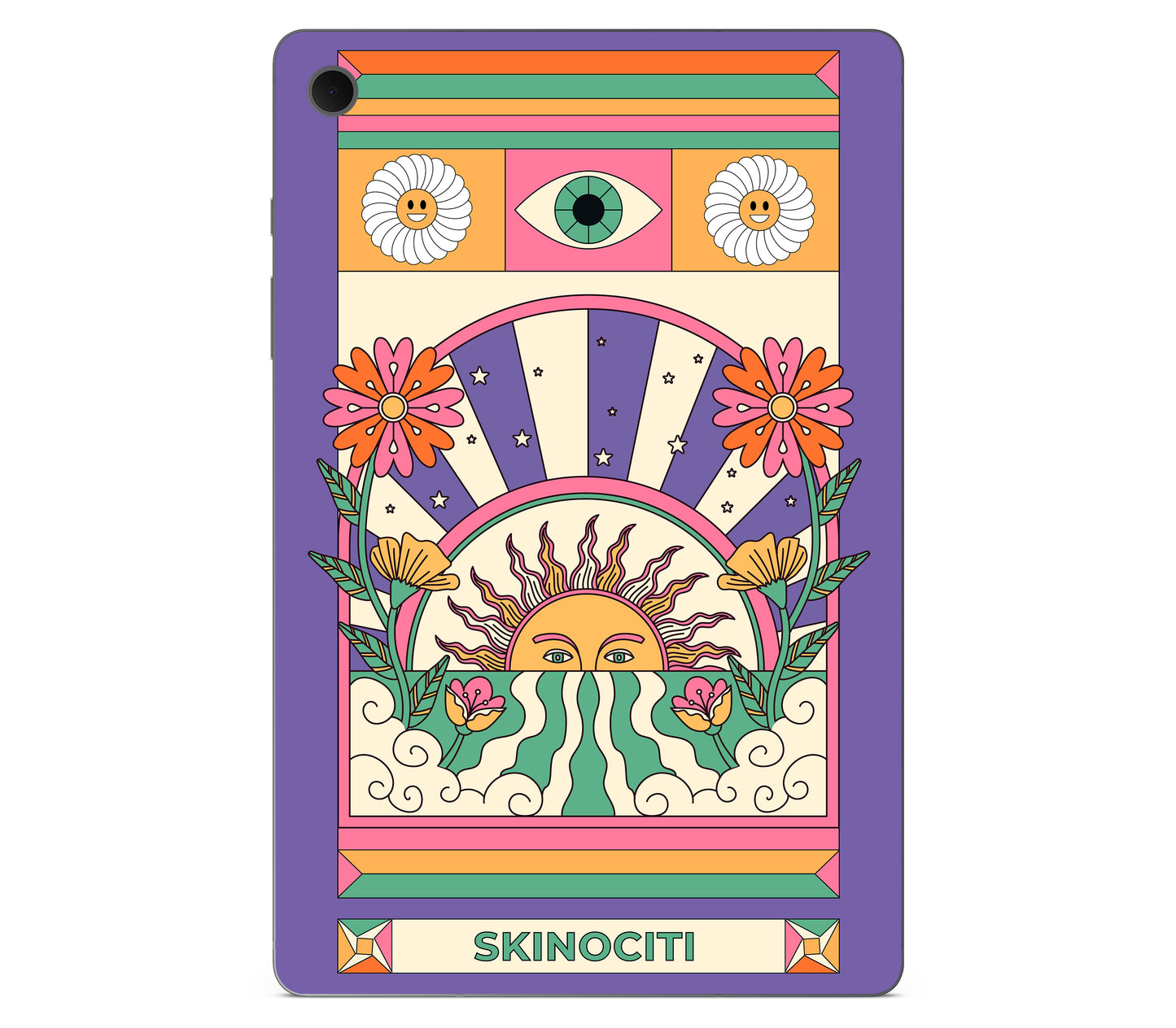 Galaxy Tab S10 Lite skin, Acidic Glare, back skin