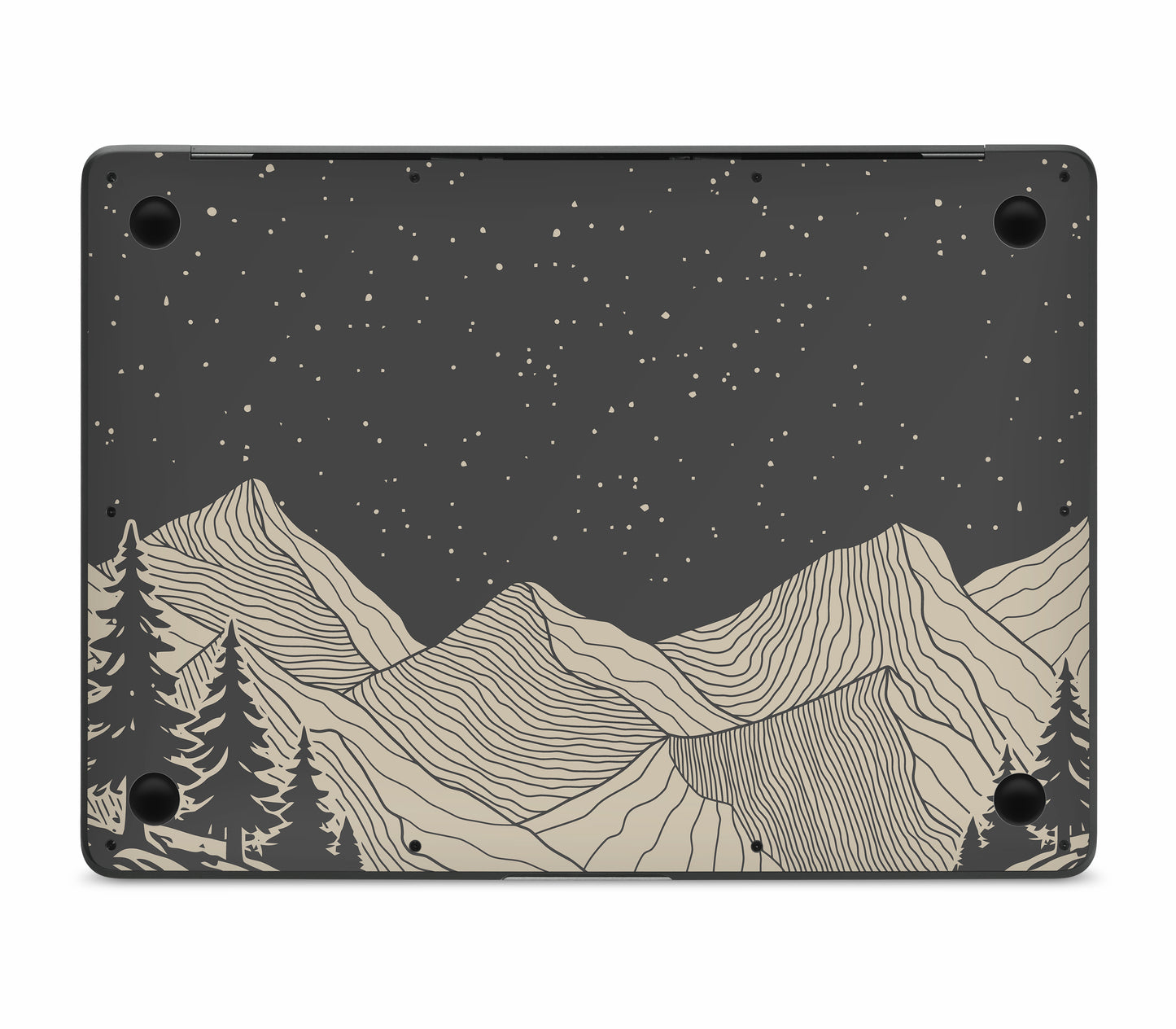 MacBook Air 13" (2012 - 2017) skin, Nightline, bottom skin