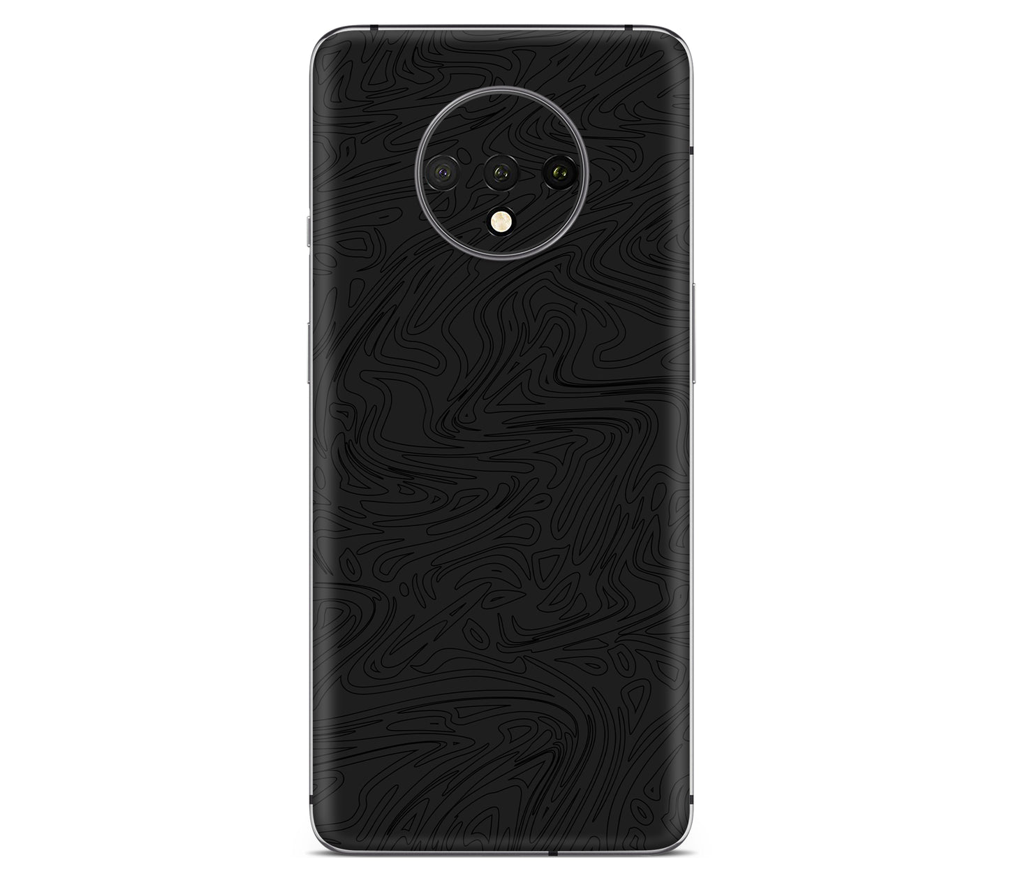 OnePlus 7T skin, Black Ice, back skin