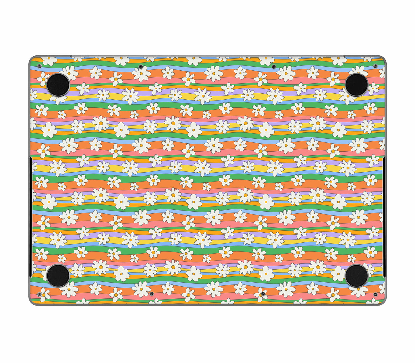 MacBook Pro 16" (2024, M4) skin, Daisy Drift, bottom skin