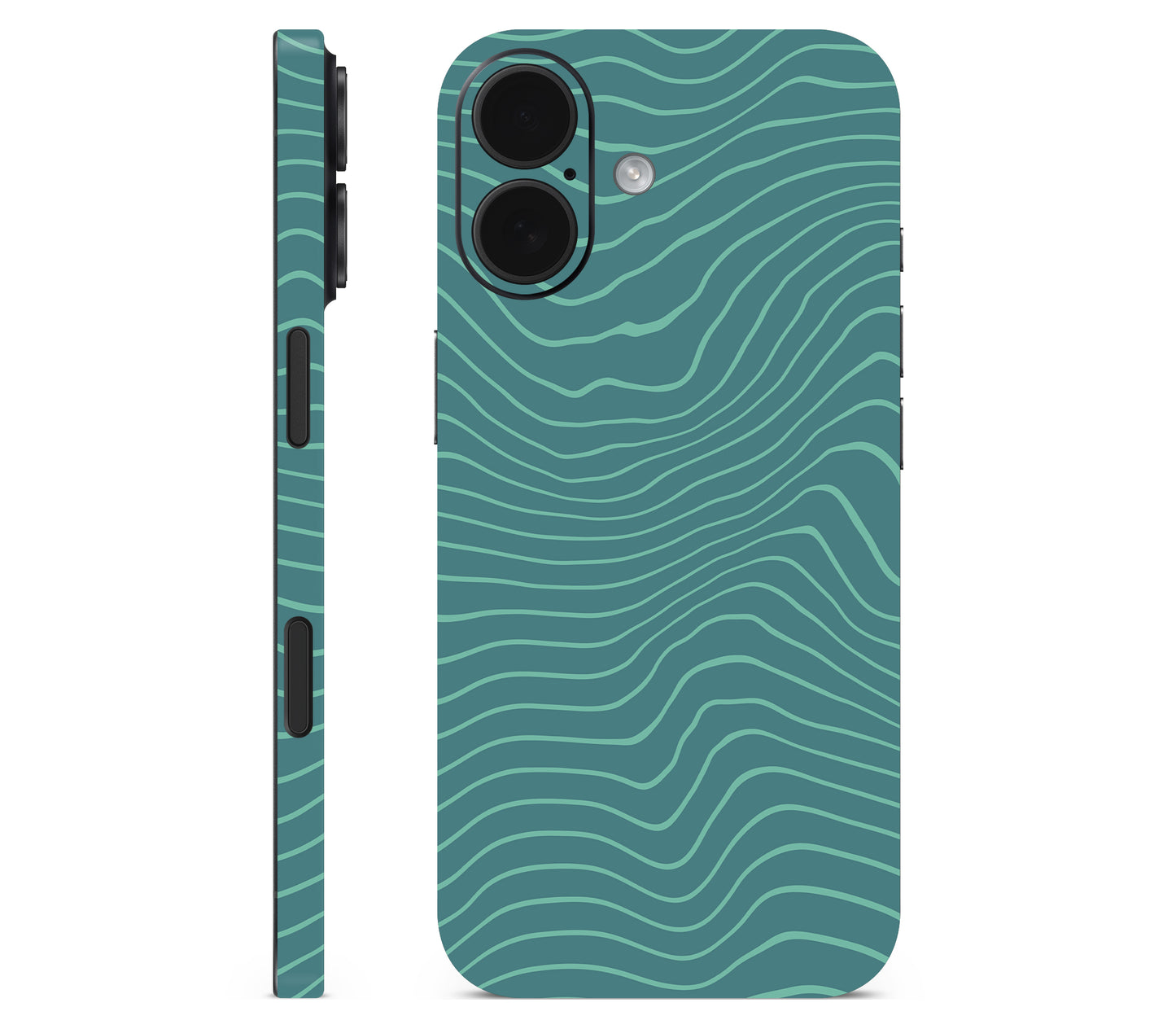 iPhone 17 skin, Tide, full wrap without logo cutout