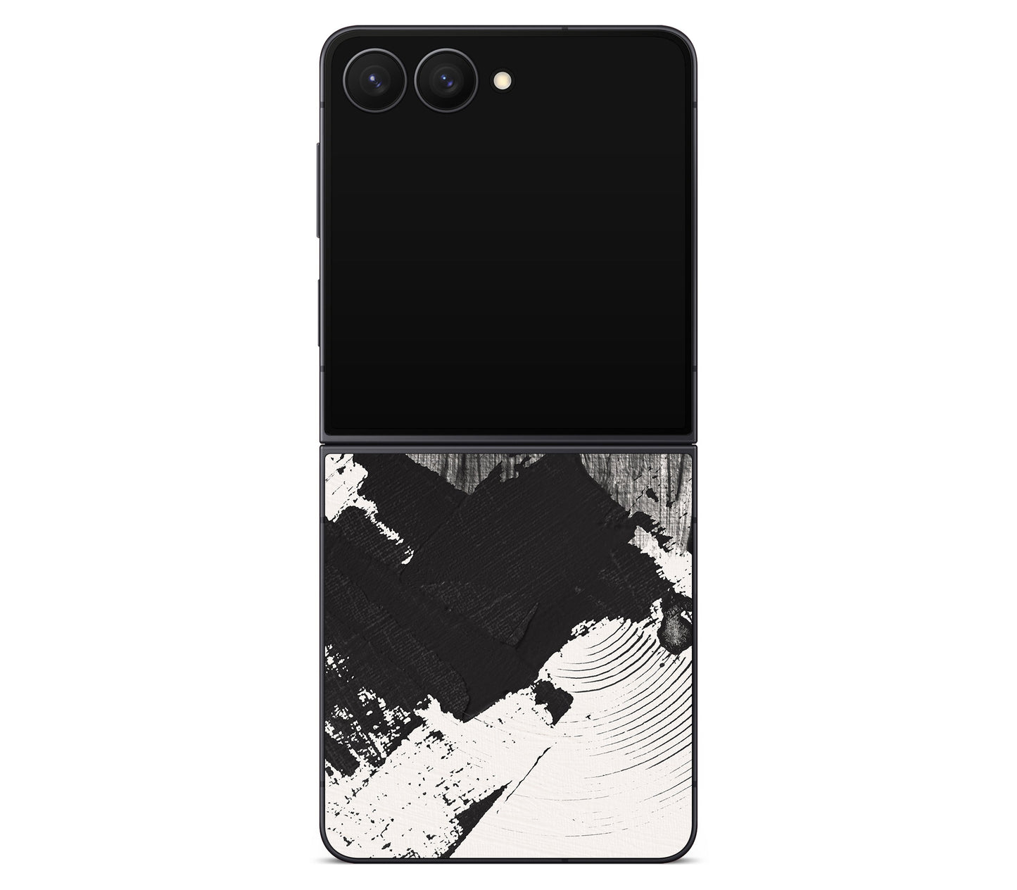 Galaxy Z Flip 8 skin, Black Noir, back skin