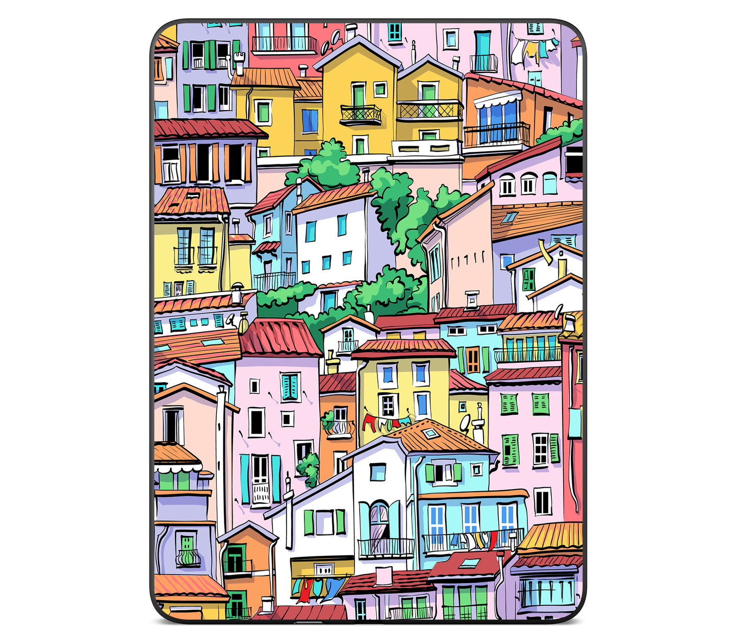 Kindle Paperwhite (Gen 12) skin, Menton Mosaic, back skin