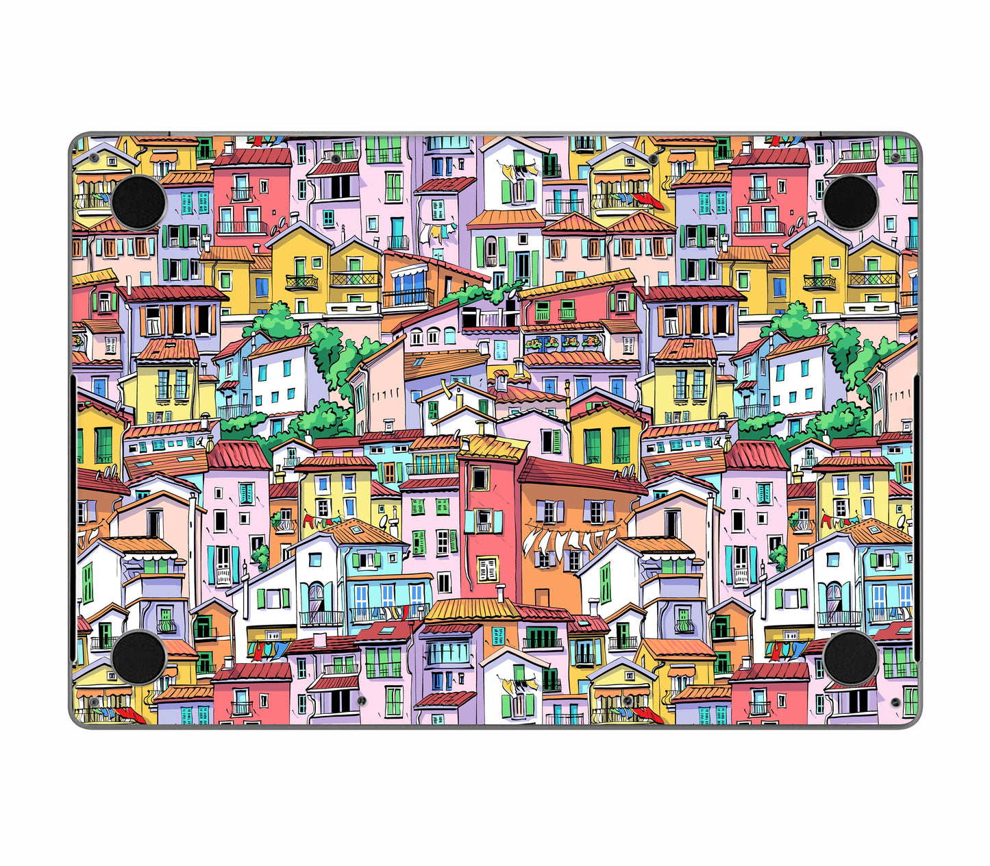 MacBook Pro 14" (2024, M4) skin, Menton Mosaic, bottom skin