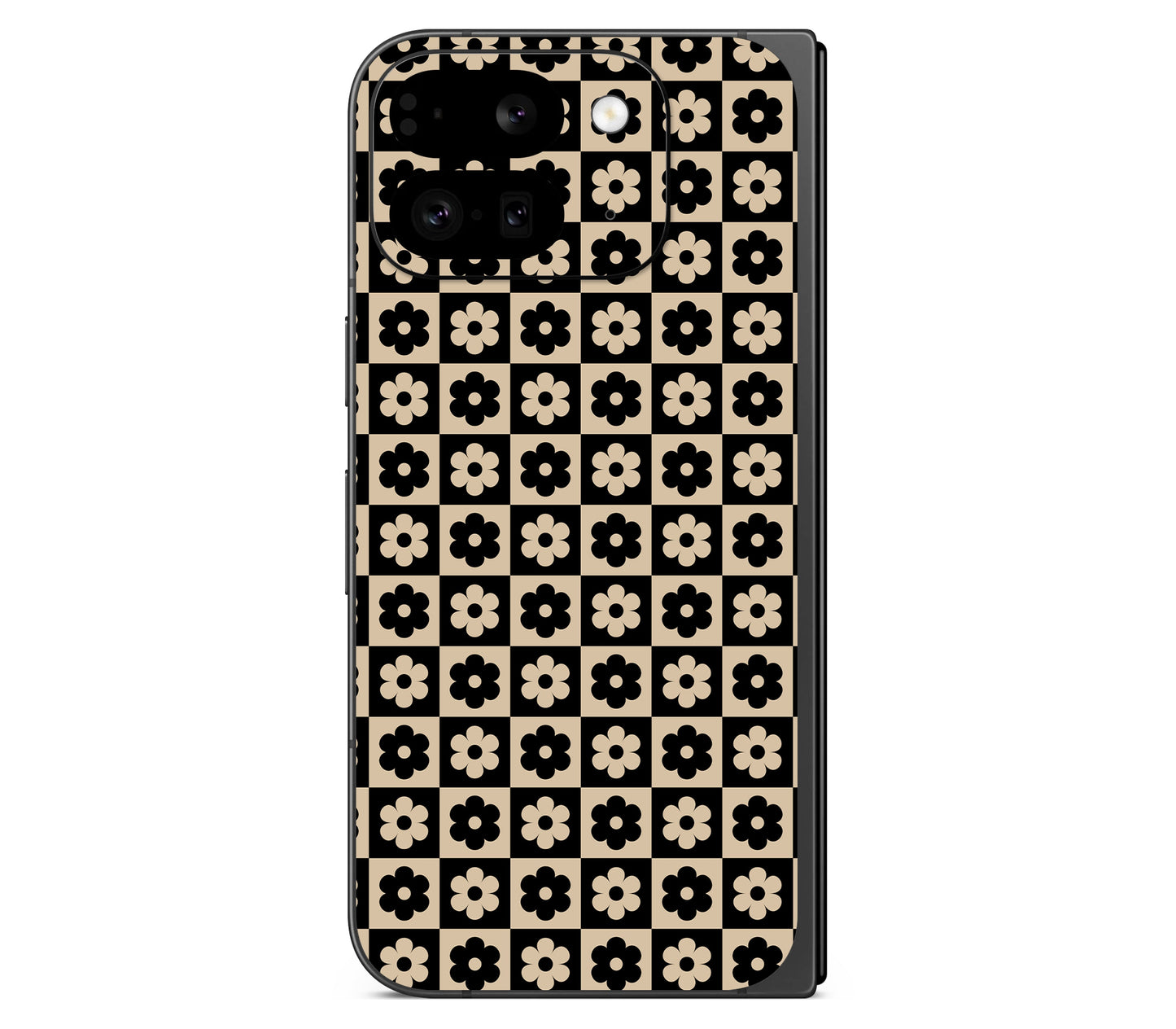 Google Pixel 11 Pro Fold skin, Floral Grid, back skin
