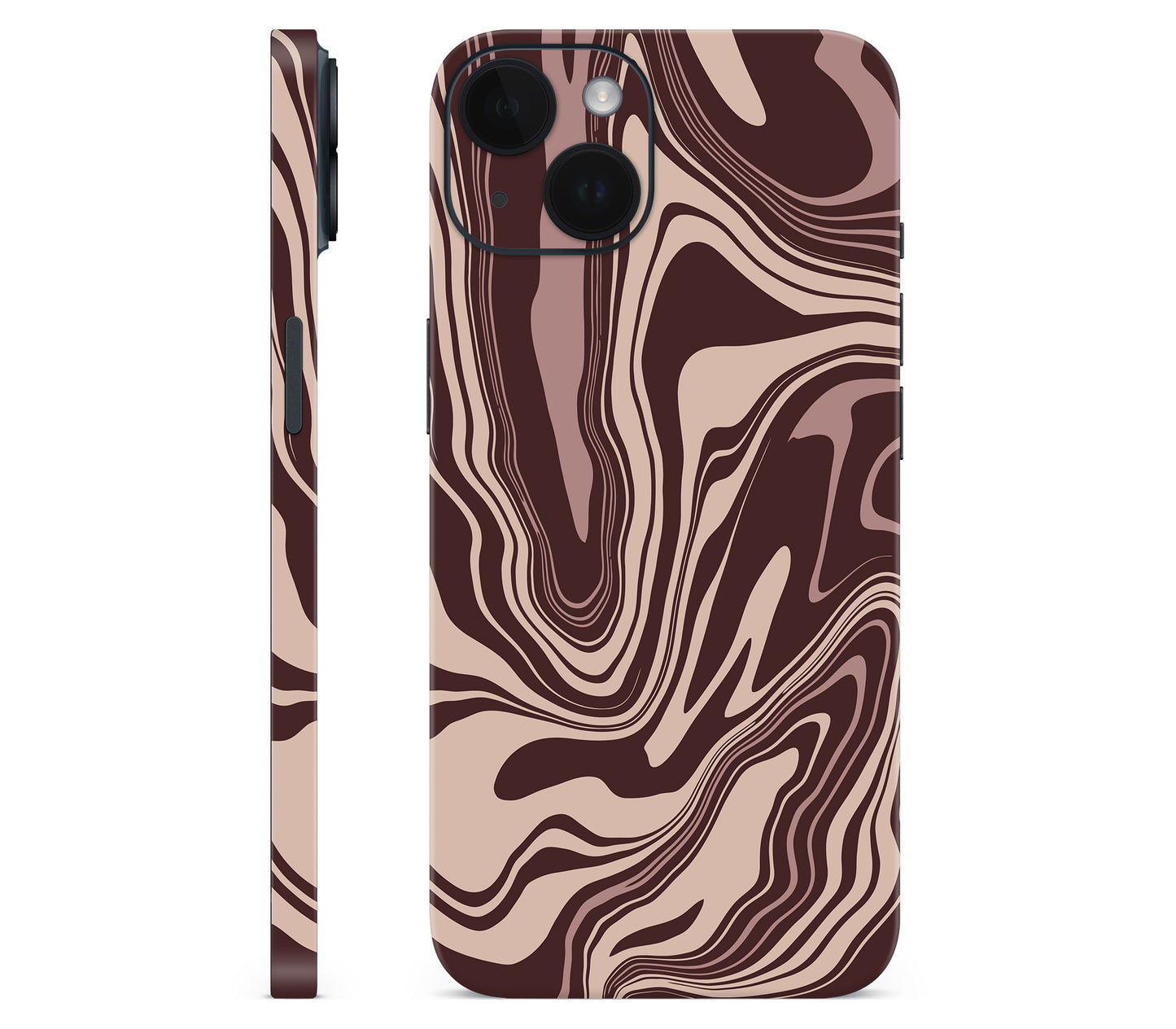 iPhone 14 Plus skin, Vertigo (Fever), full wrap without logo cutout