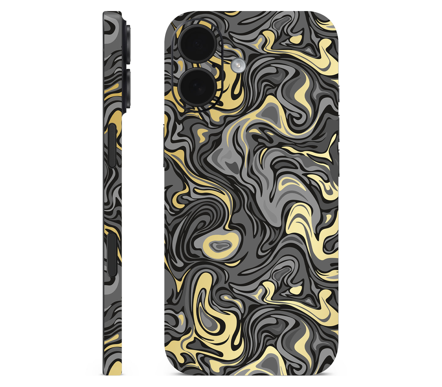 iPhone 17 skin, Damnation, full wrap without logo cutout