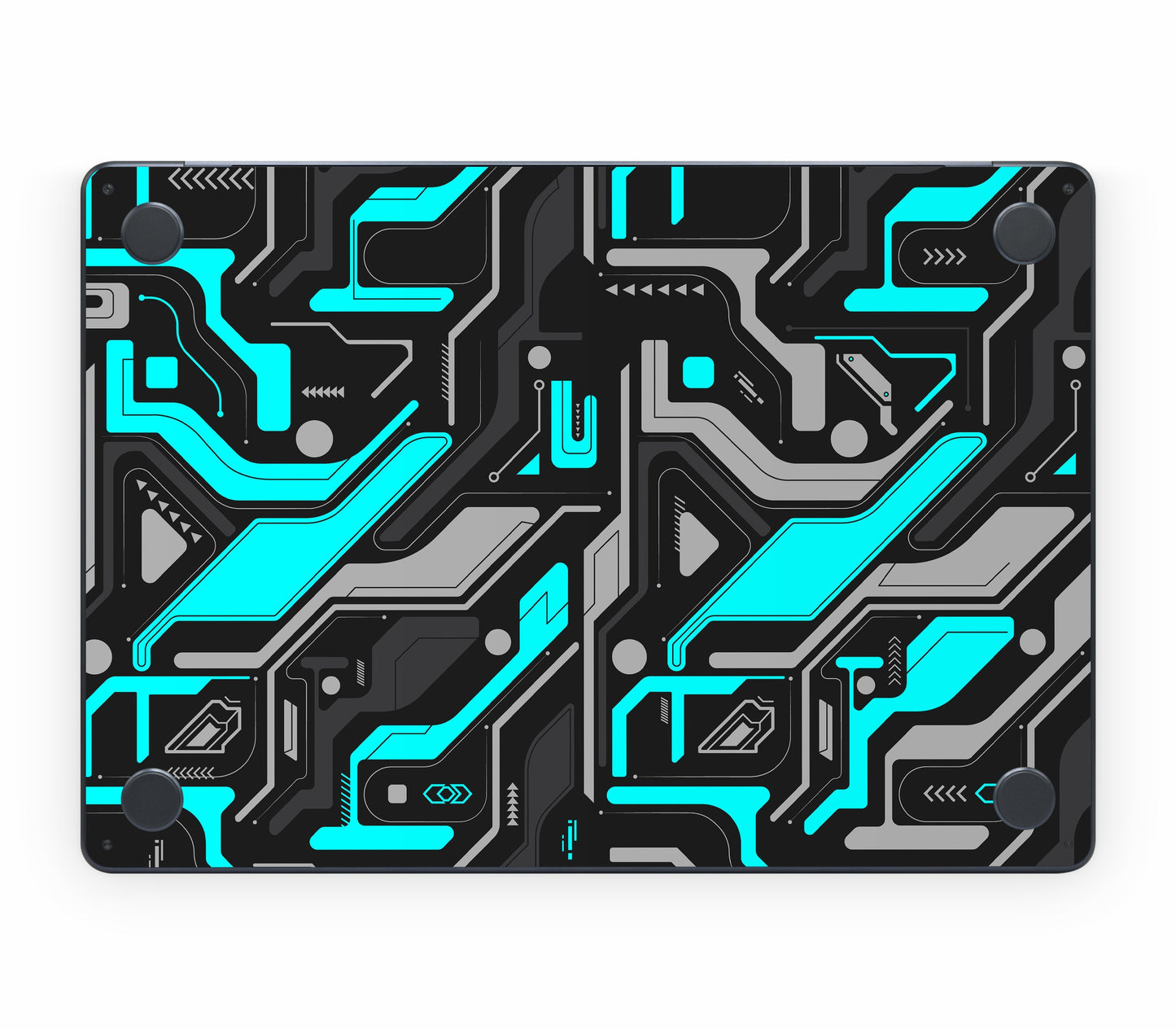 MacBook Air 13" (2025, M4) skin, Code Rot (Glitch), bottom skin