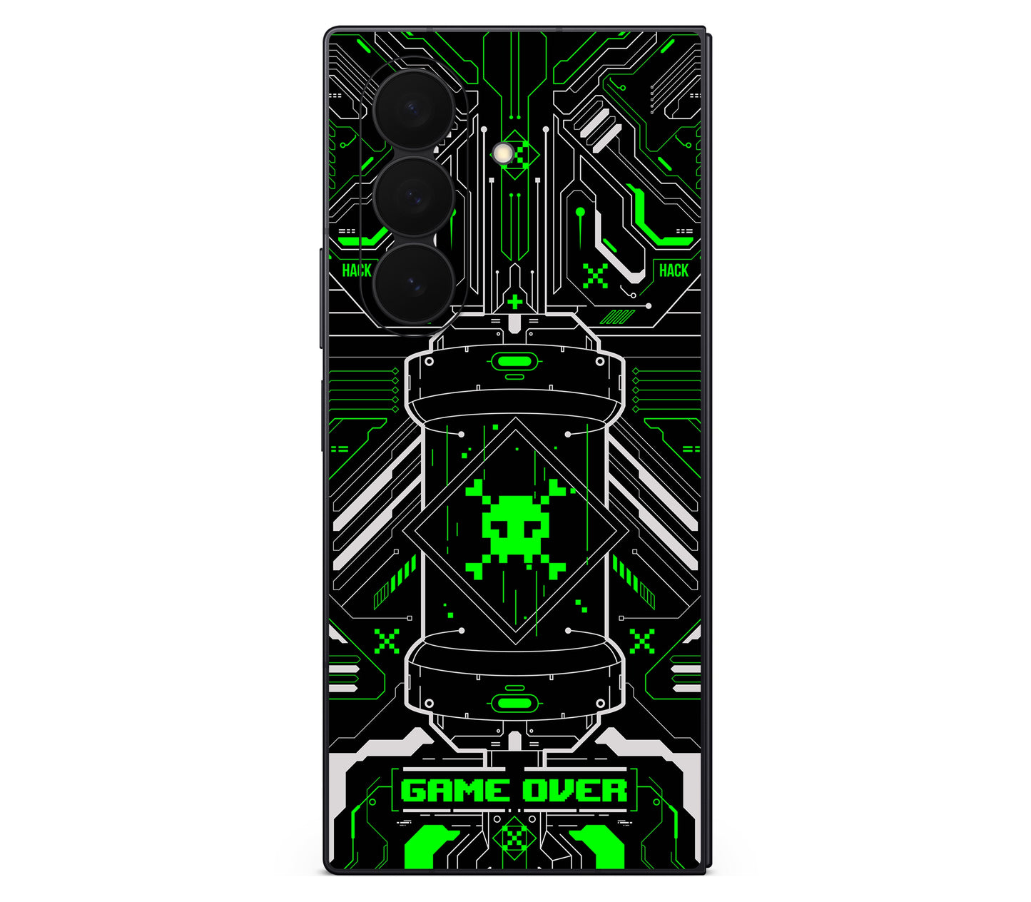 Galaxy Z Fold 8 Ultra skin, Fatal Error (Acid), back skin