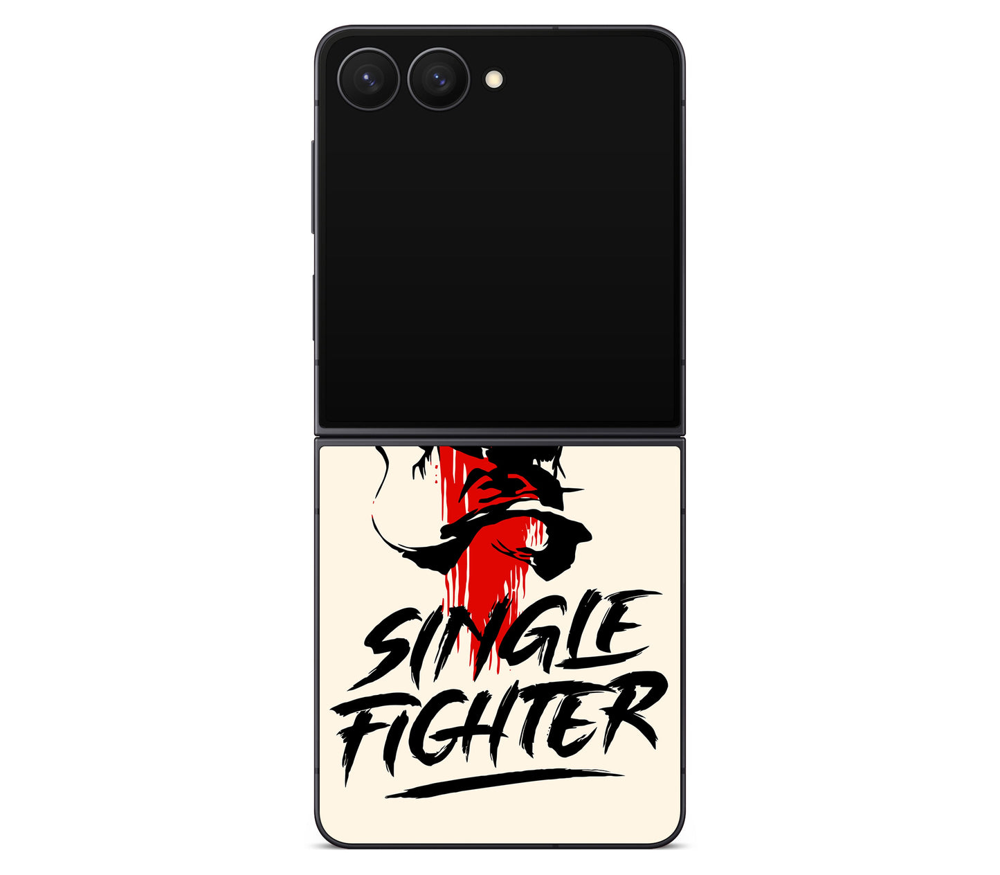 Galaxy Z Flip 8 skin, Samurai, back skin