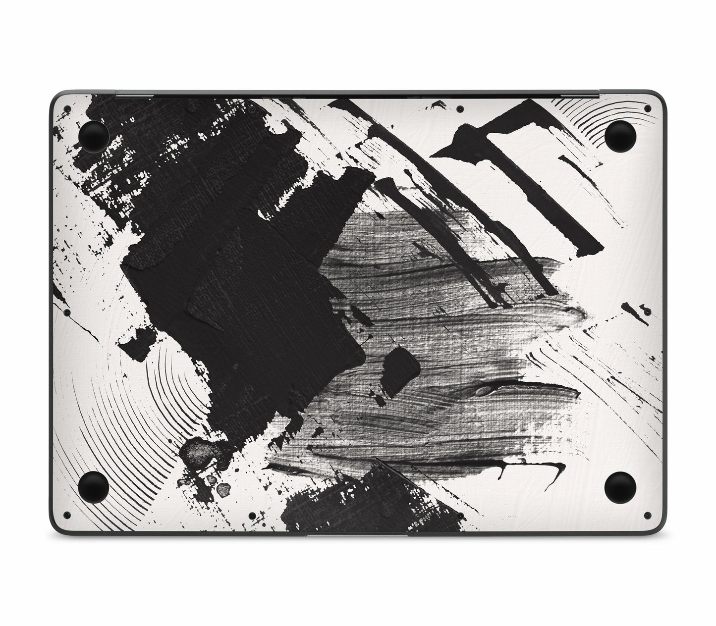 MacBook Air 13" (2020, M1) skin, Black Noir, bottom skin