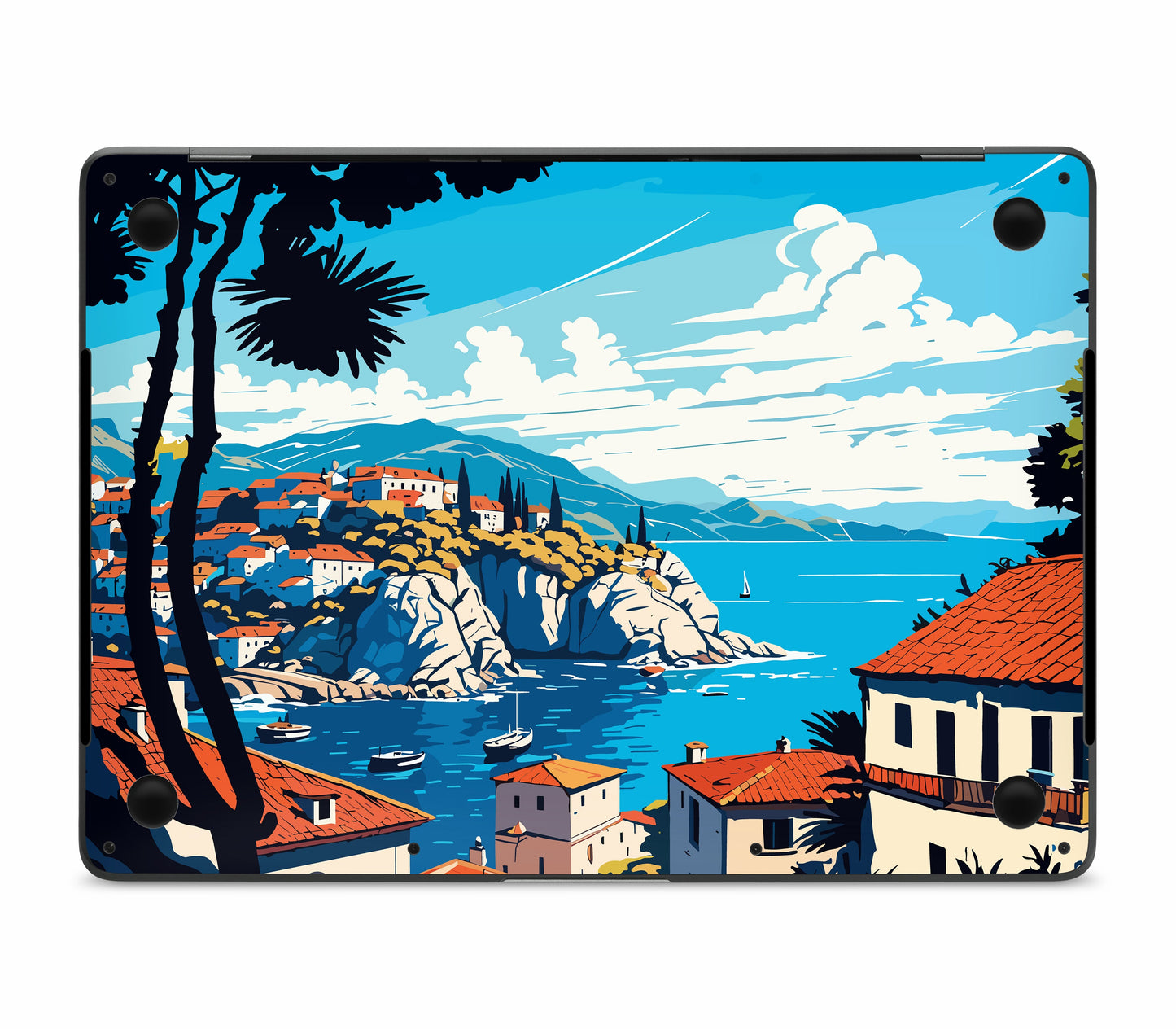 MacBook Pro 15" (2017, Touch Bar) skin, Coastal Clouds, bottom skin