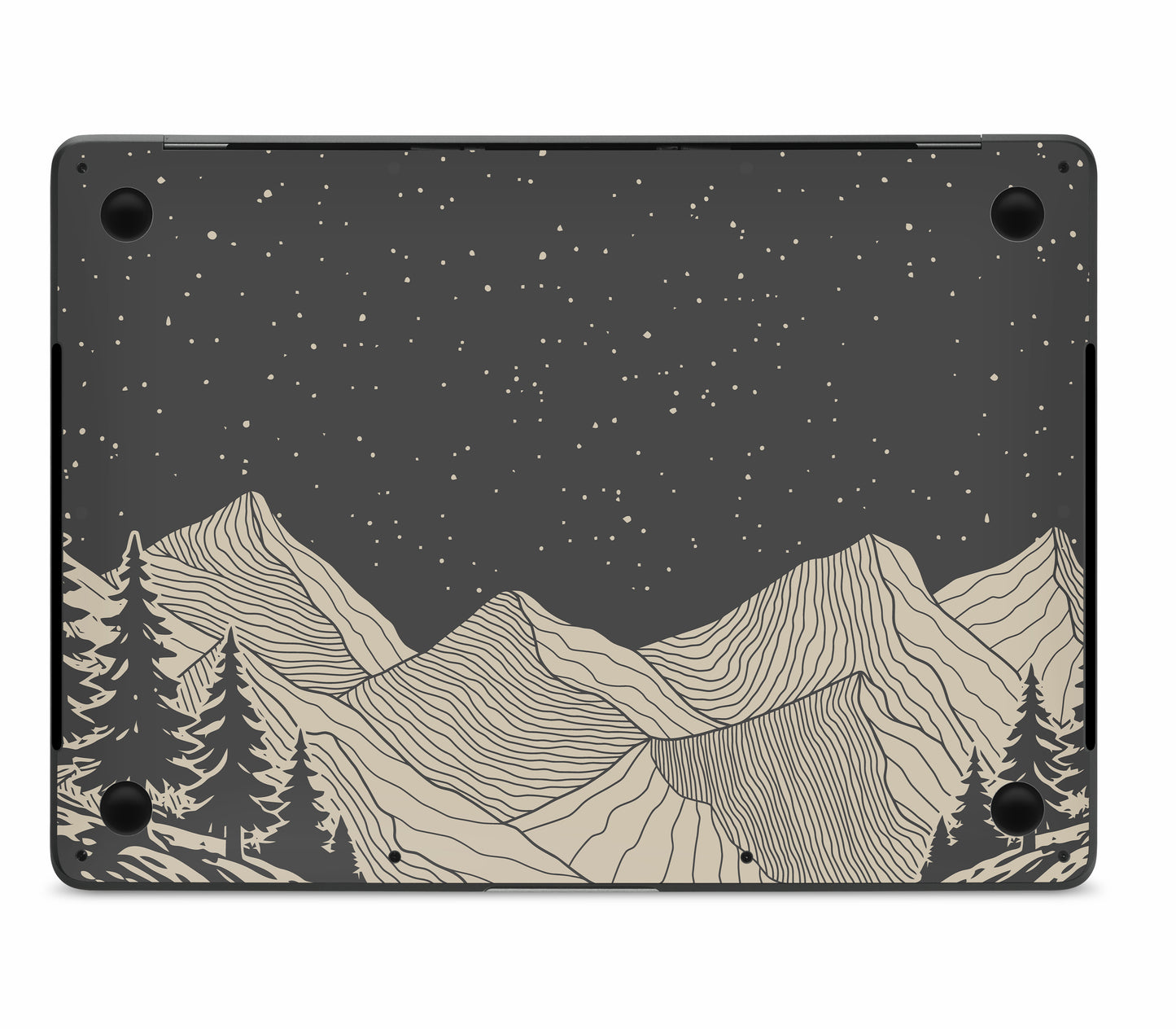 MacBook Pro 15" (2018, Touch Bar) skin, Nightline, bottom skin