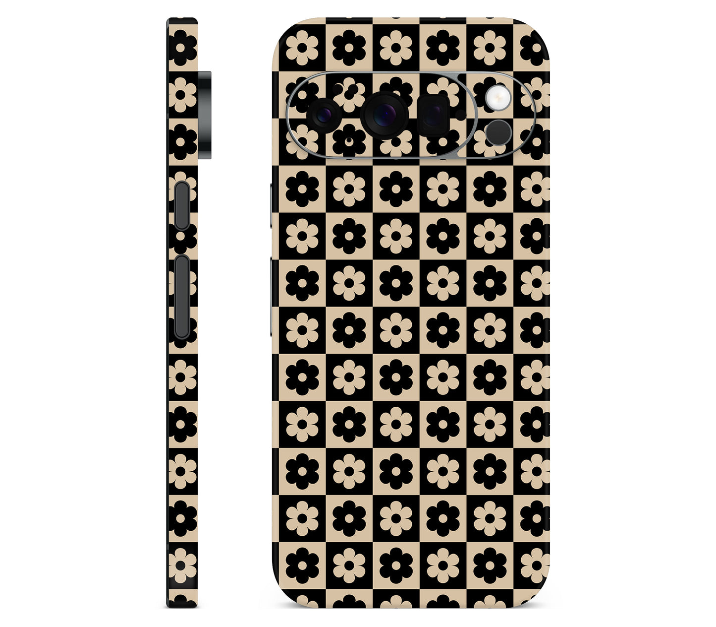 Google Pixel 11 Pro skin, Floral Grid, full wrap skin