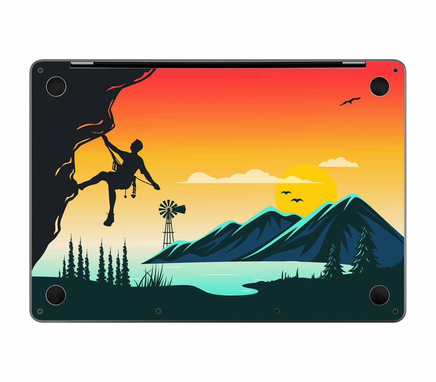 MacBook Pro 13" (2020, Intel) skin, Skybound, bottom skin