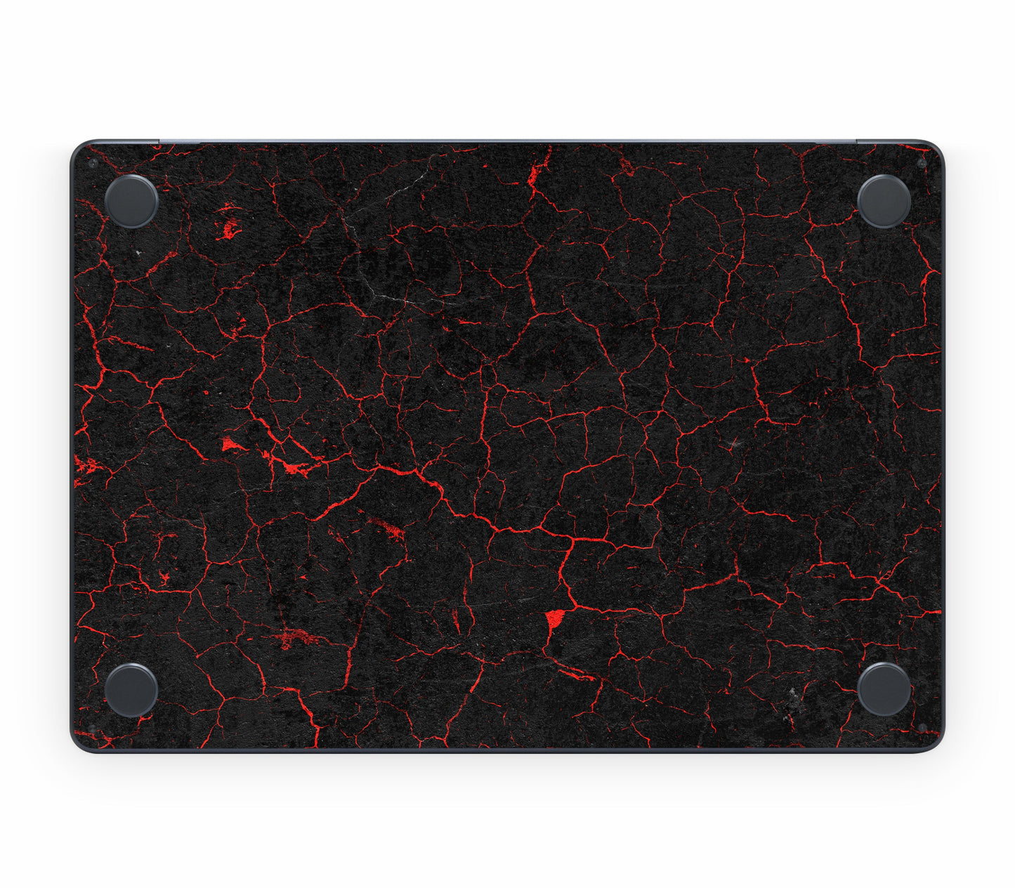 MacBook Air 13" (2025, M4) skin, Hellcrack, bottom skin