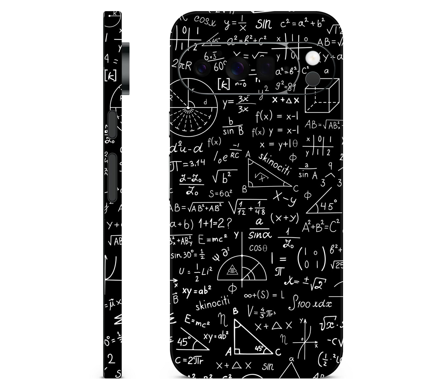 Google Pixel 11 Pro XL skin, Math Madness, full wrap skin