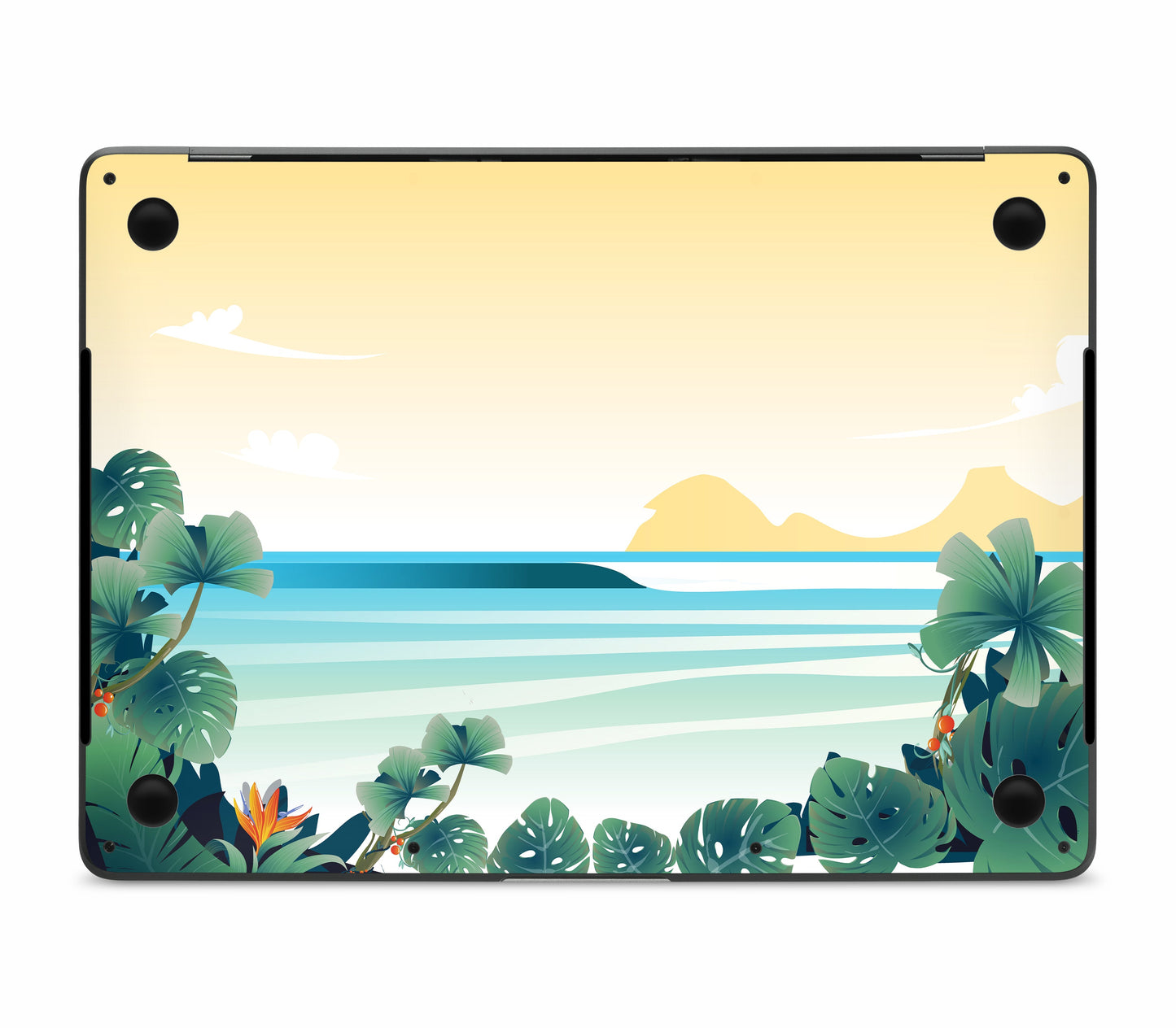 MacBook Pro 16" (2020, Touch Bar) skin, Sizzle Bay, bottom skin