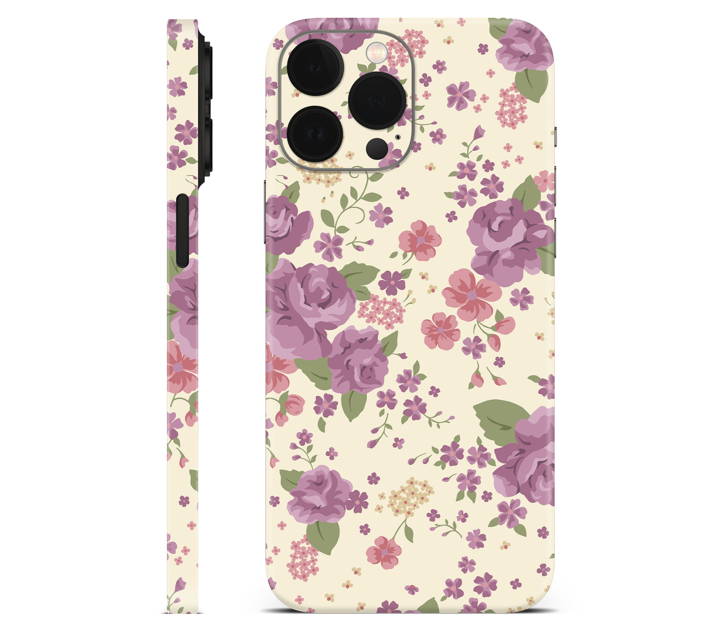iPhone 13 Pro Max skin, Lilac, full wrap without logo cutout