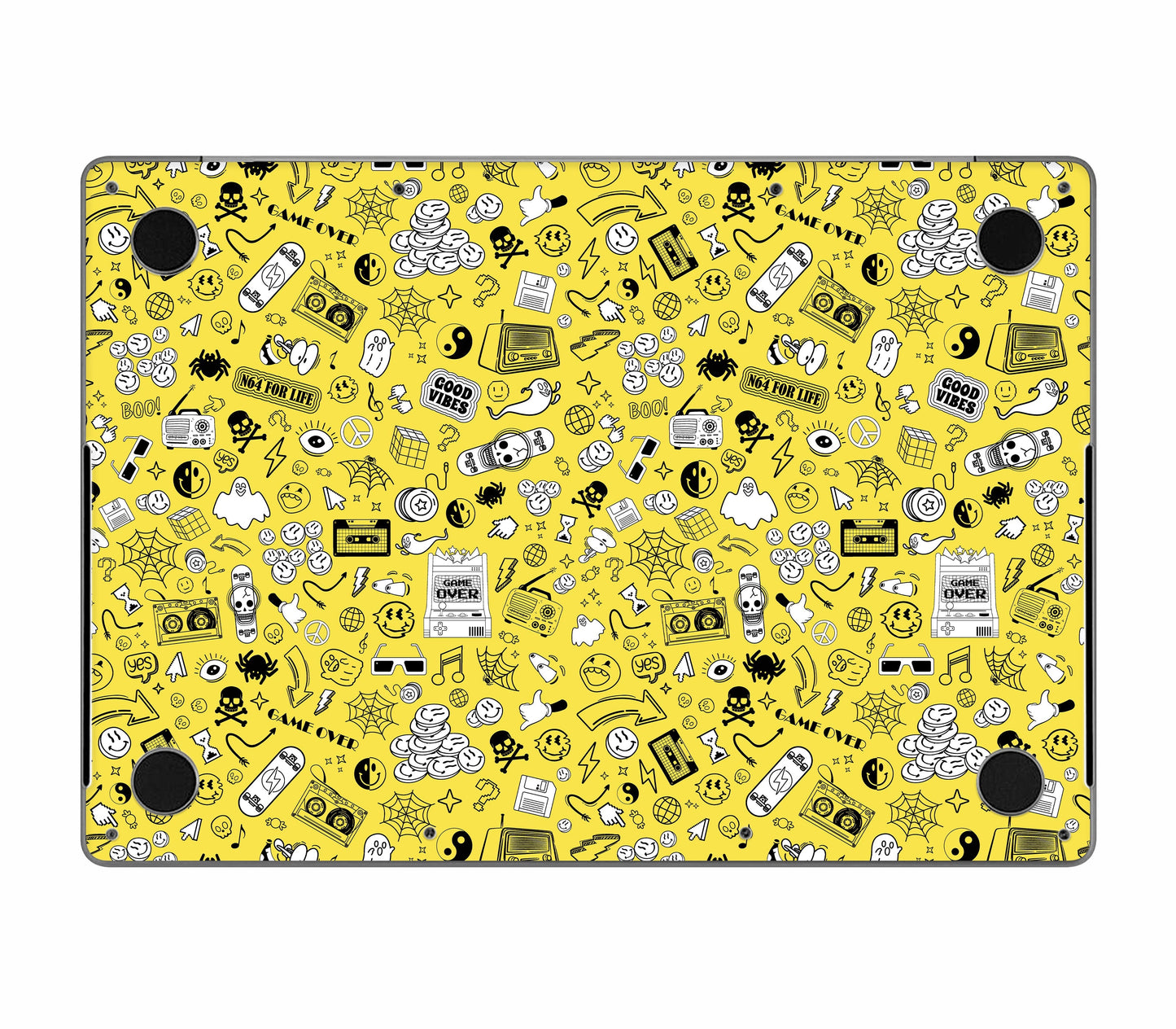 MacBook Pro 16" (2024, M4) skin, 90’s Nostalgia, bottom skin