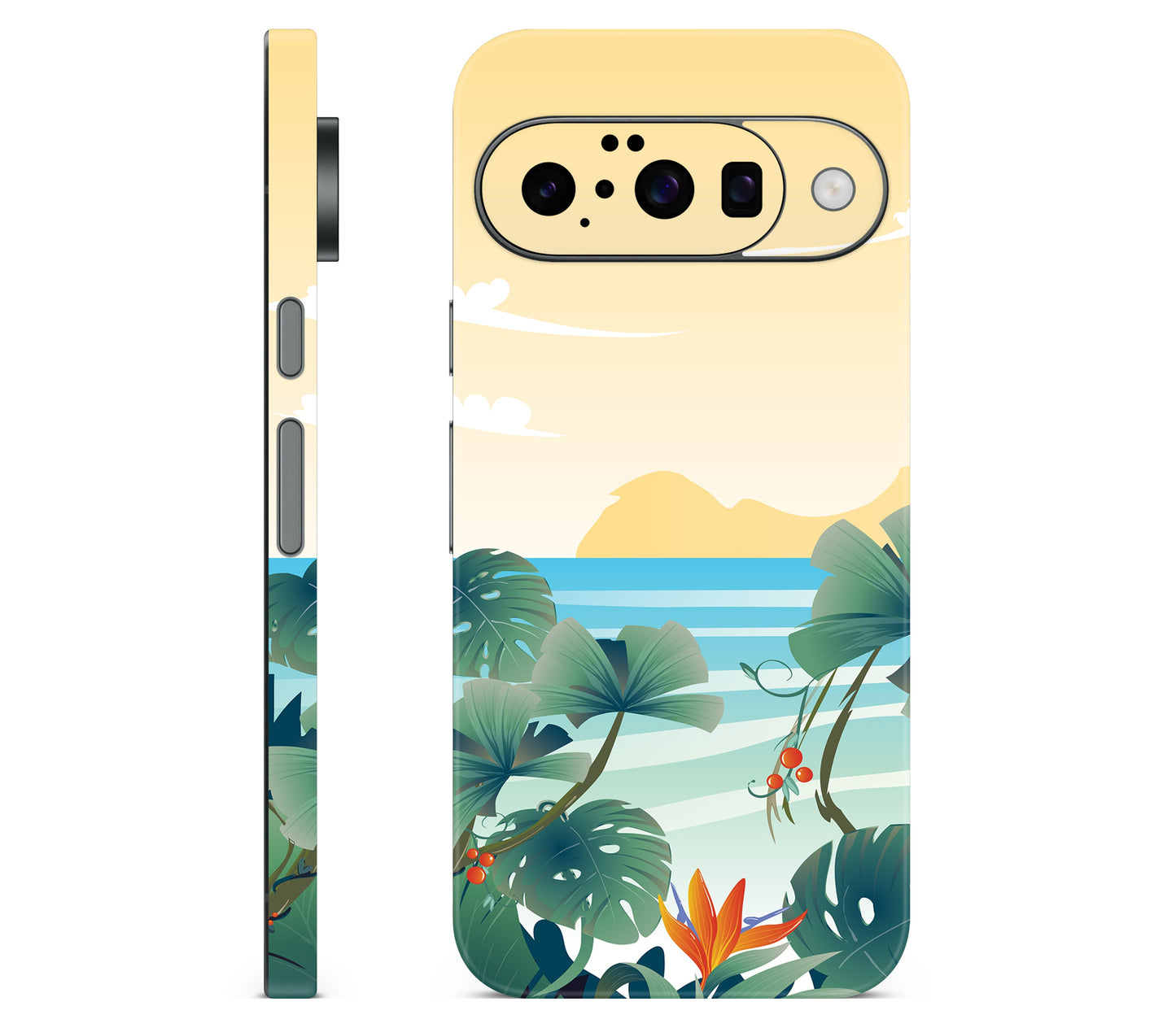 Google Pixel 11 skin, Sizzle Bay, full wrap skin