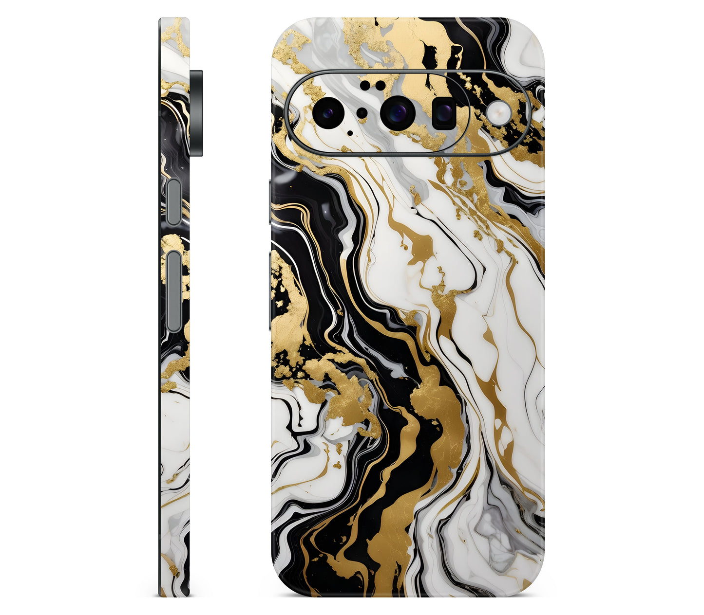Google Pixel 11 skin, Gold Flare, full wrap skin