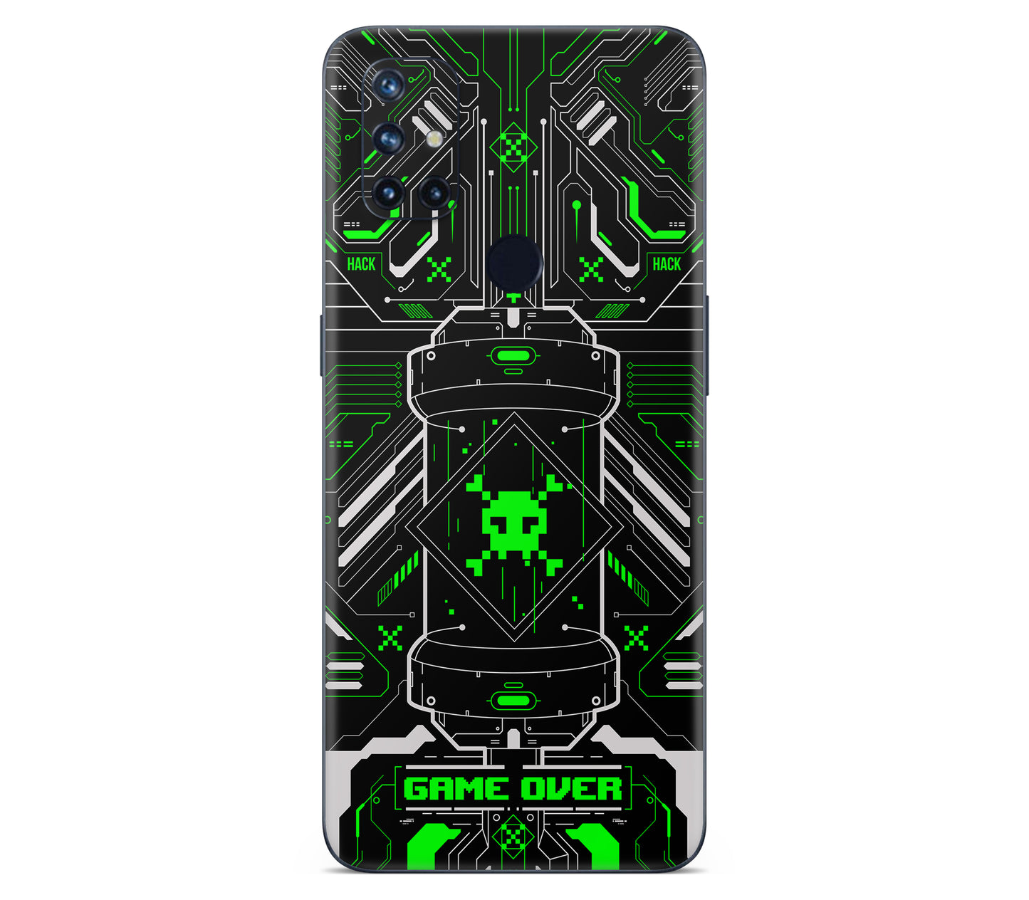 OnePlus Nord N10 skin, Fatal Error (Acid), back skin