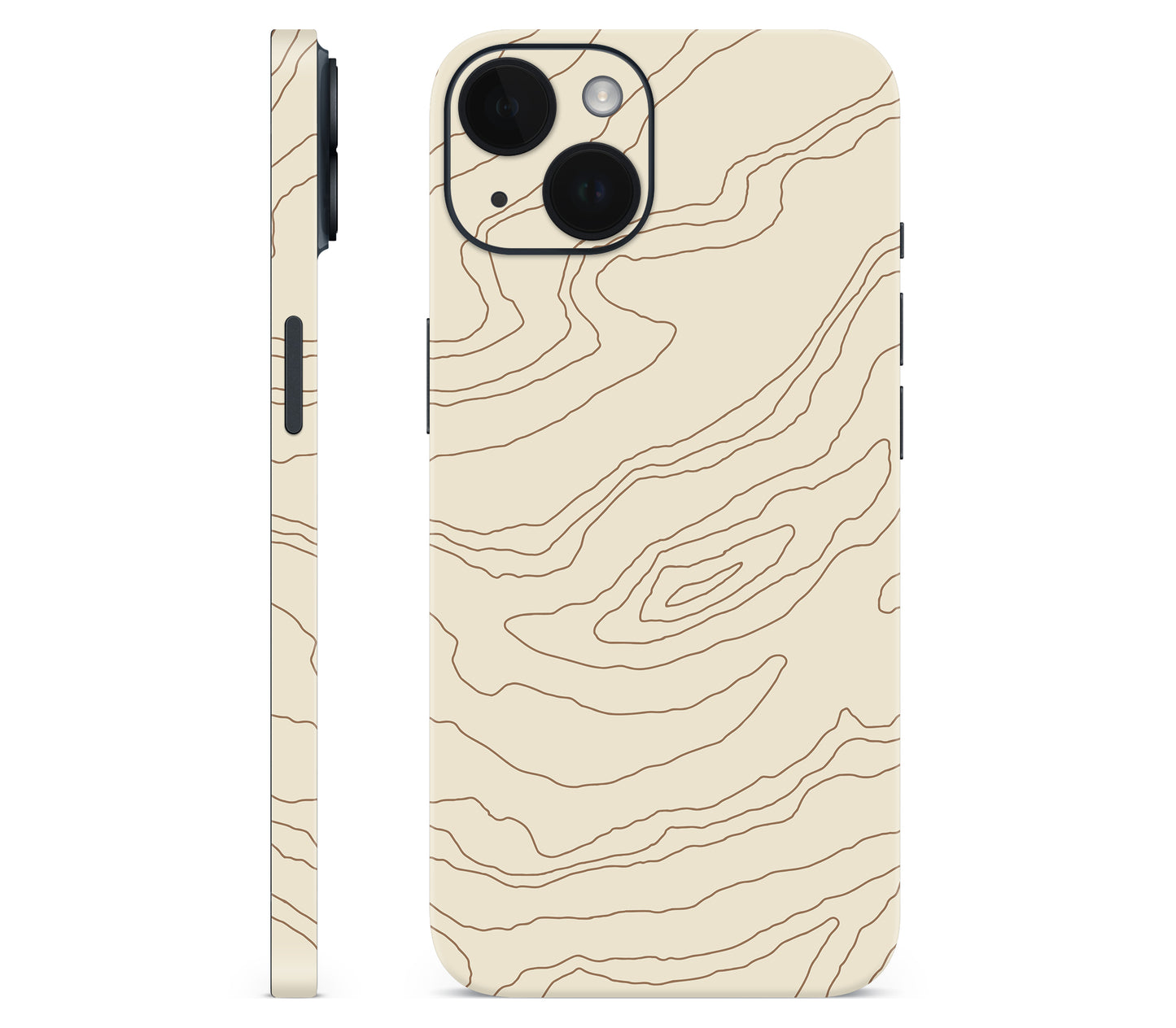 iPhone 14 skin, Dune, full wrap without logo cutout