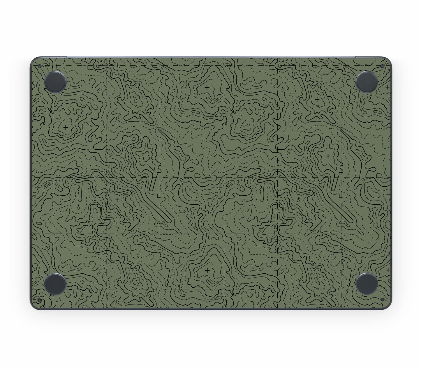 MacBook Air 13" (2025, M4) skin, Lockdown (Deathline), bottom skin