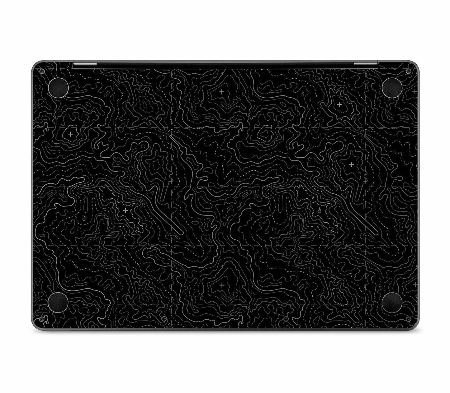 MacBook Pro 13" (2020, Intel) skin, Lockdown (Blackout), bottom skin