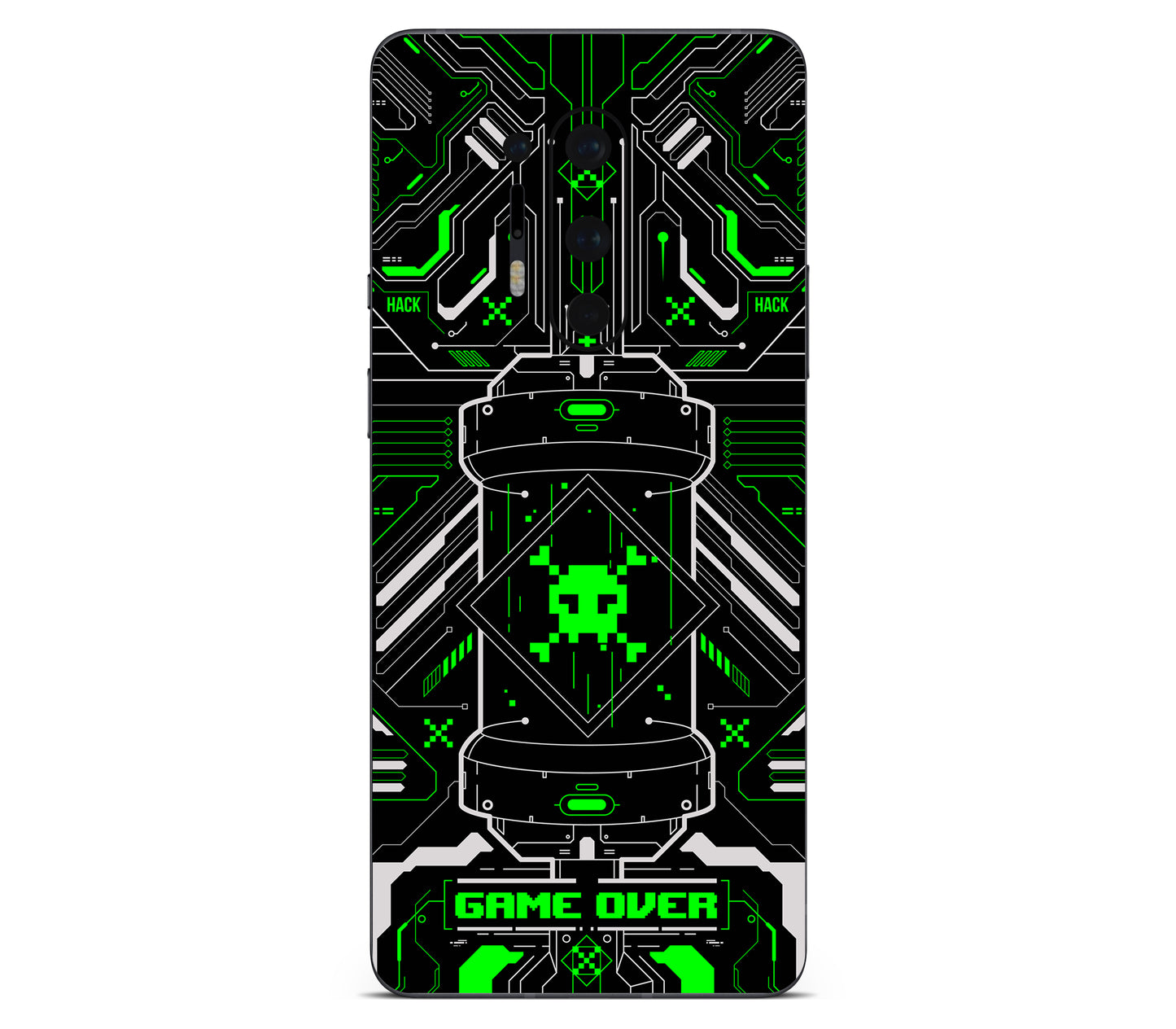 OnePlus 8 Pro skin, Fatal Error (Acid), back skin