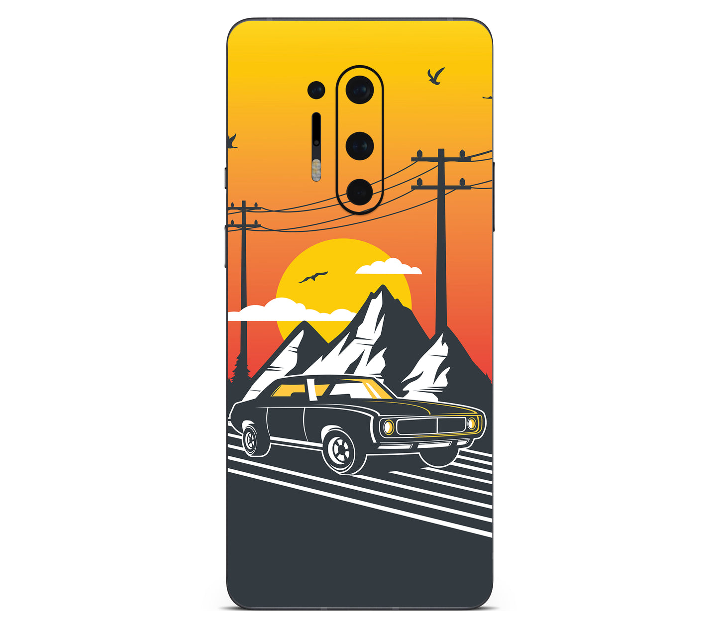 OnePlus 8 Pro skin, Last Ride, back skin