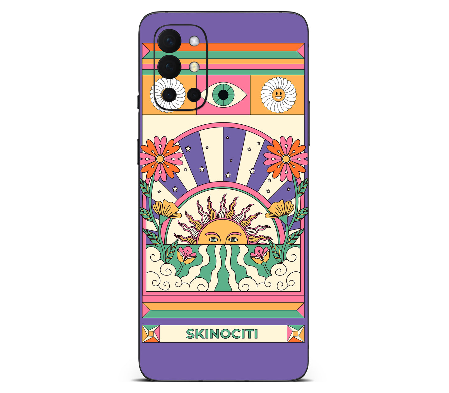 OnePlus 9R skin, Acidic Glare, back skin