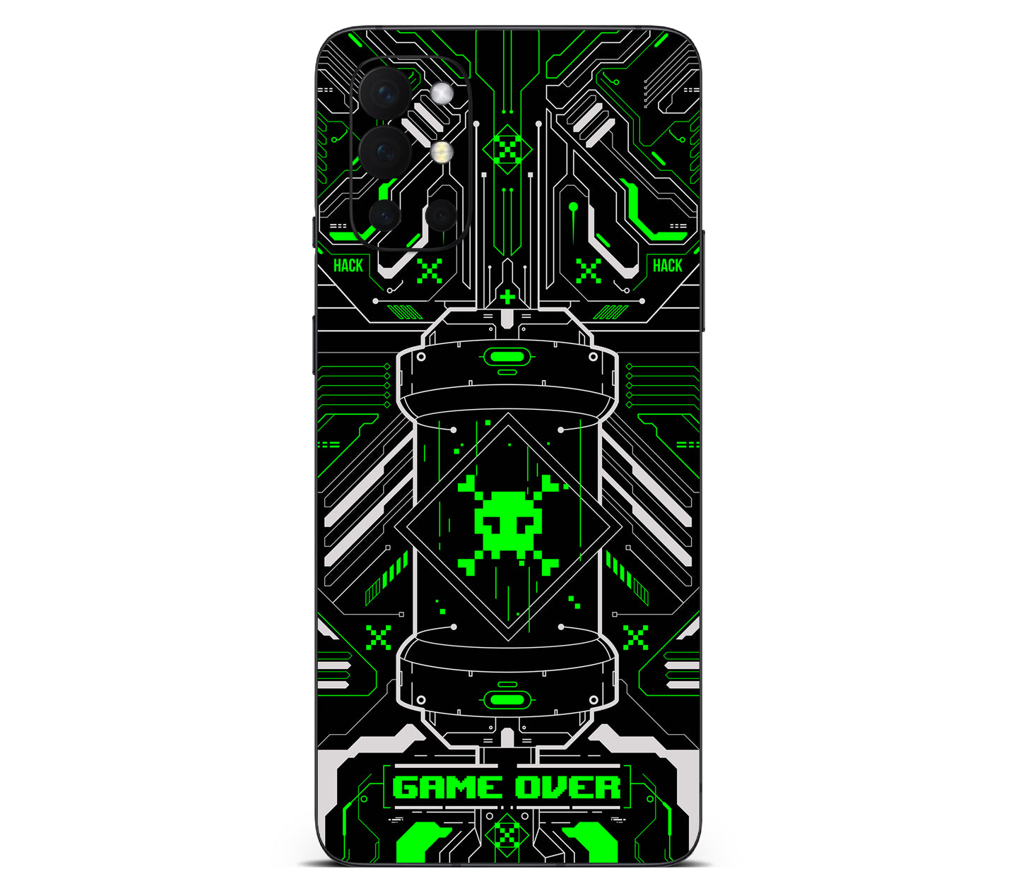 OnePlus 9R skin, Fatal Error (Acid), back skin